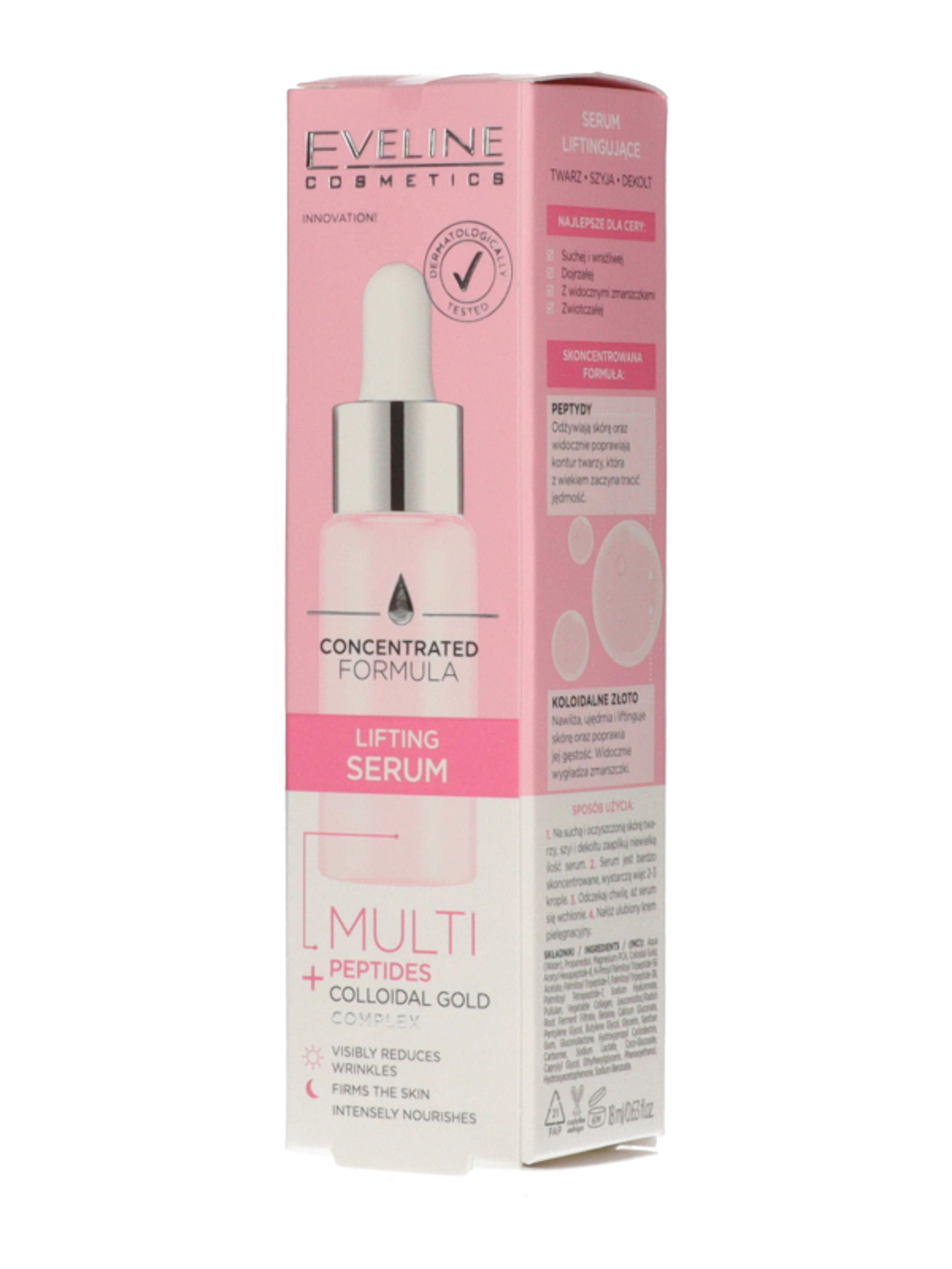 Eveline Multi Peptidek és Aranykollid lifting szérum - 18 ml-2