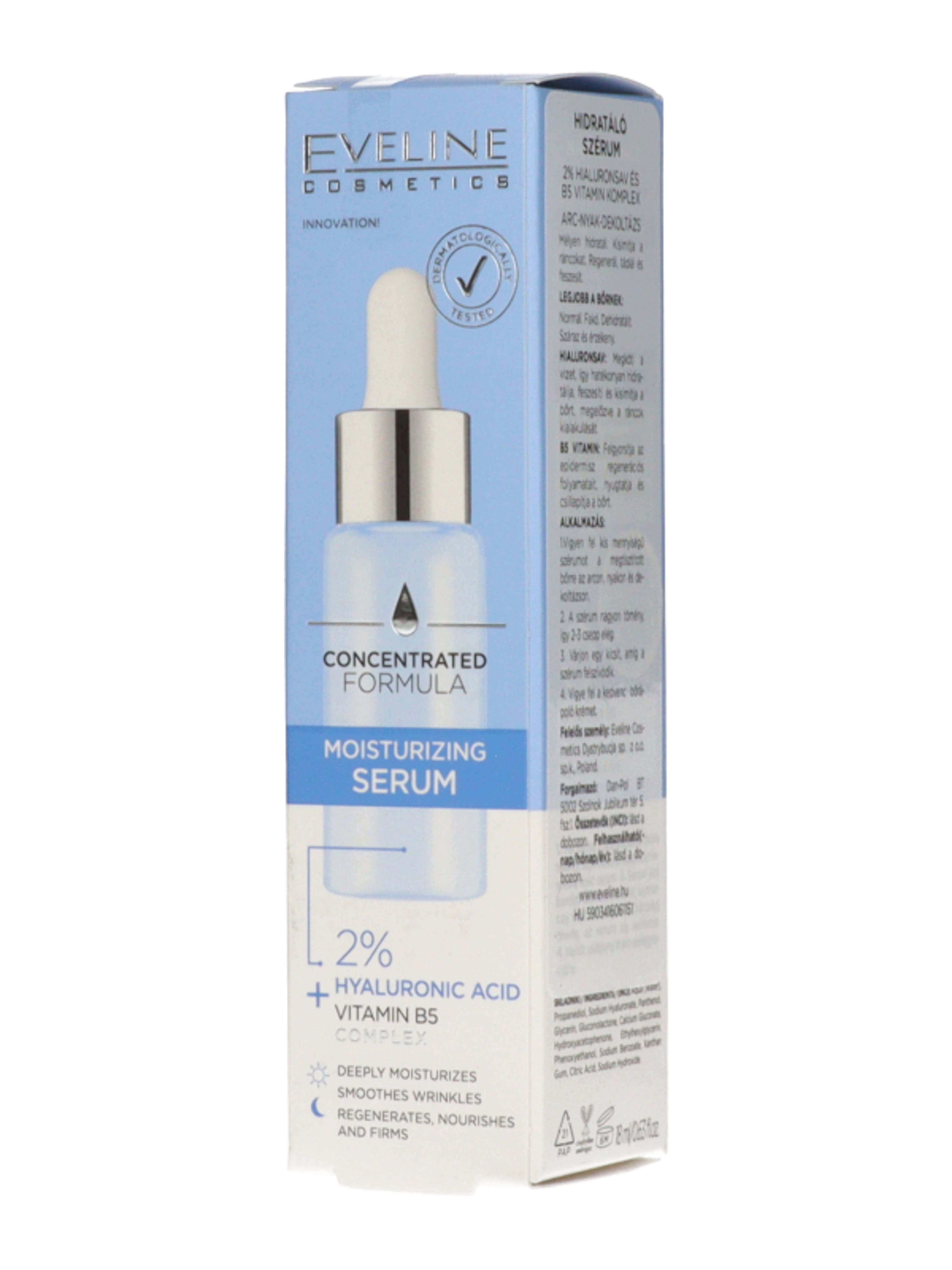 Eveline 2% Hialuronsav és B5 vitamin hidratáló szérum - 18 ml-4