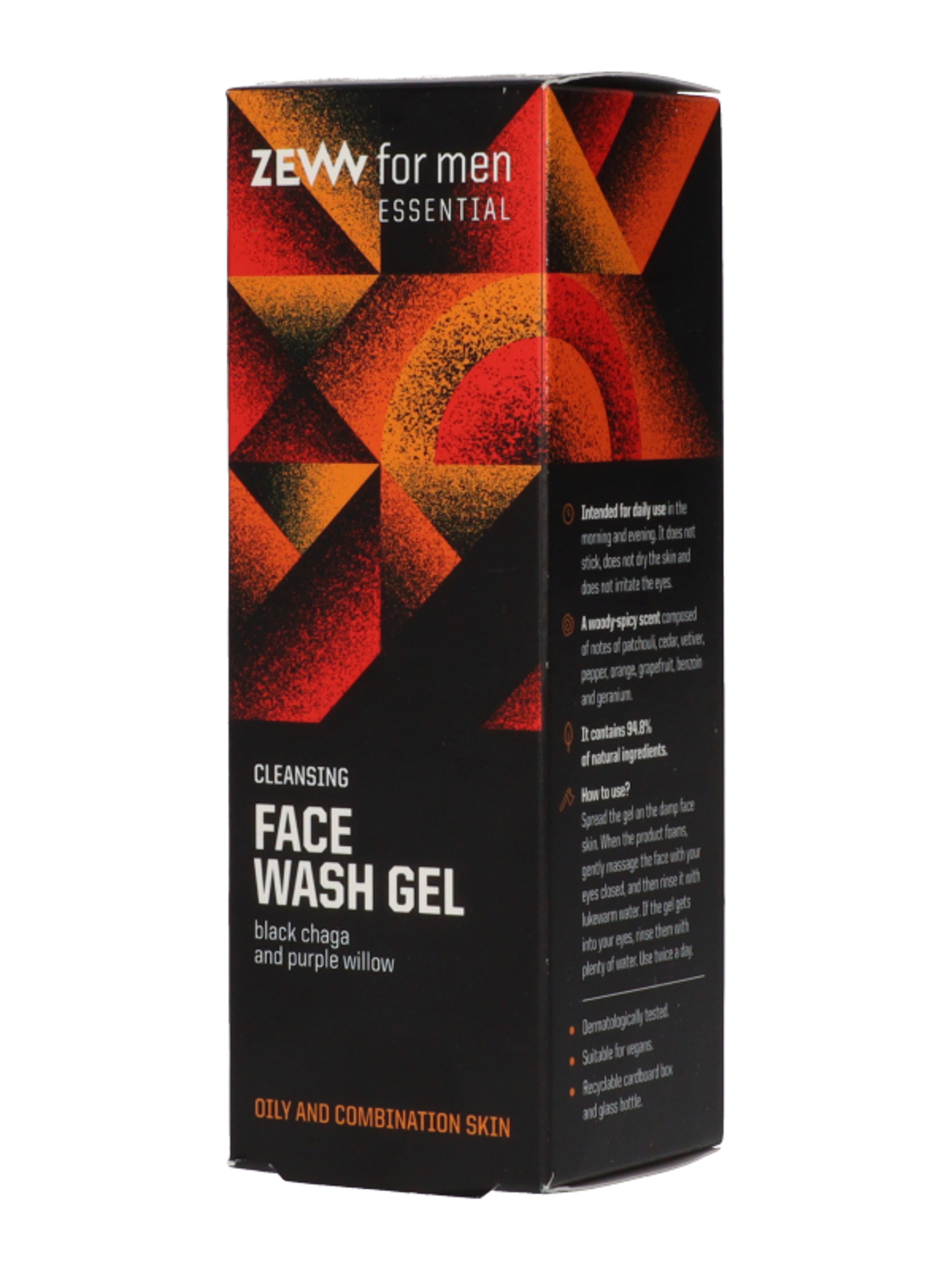 Zew For Men Essential arclemosó gél zsíros bőrre - 100 ml-3