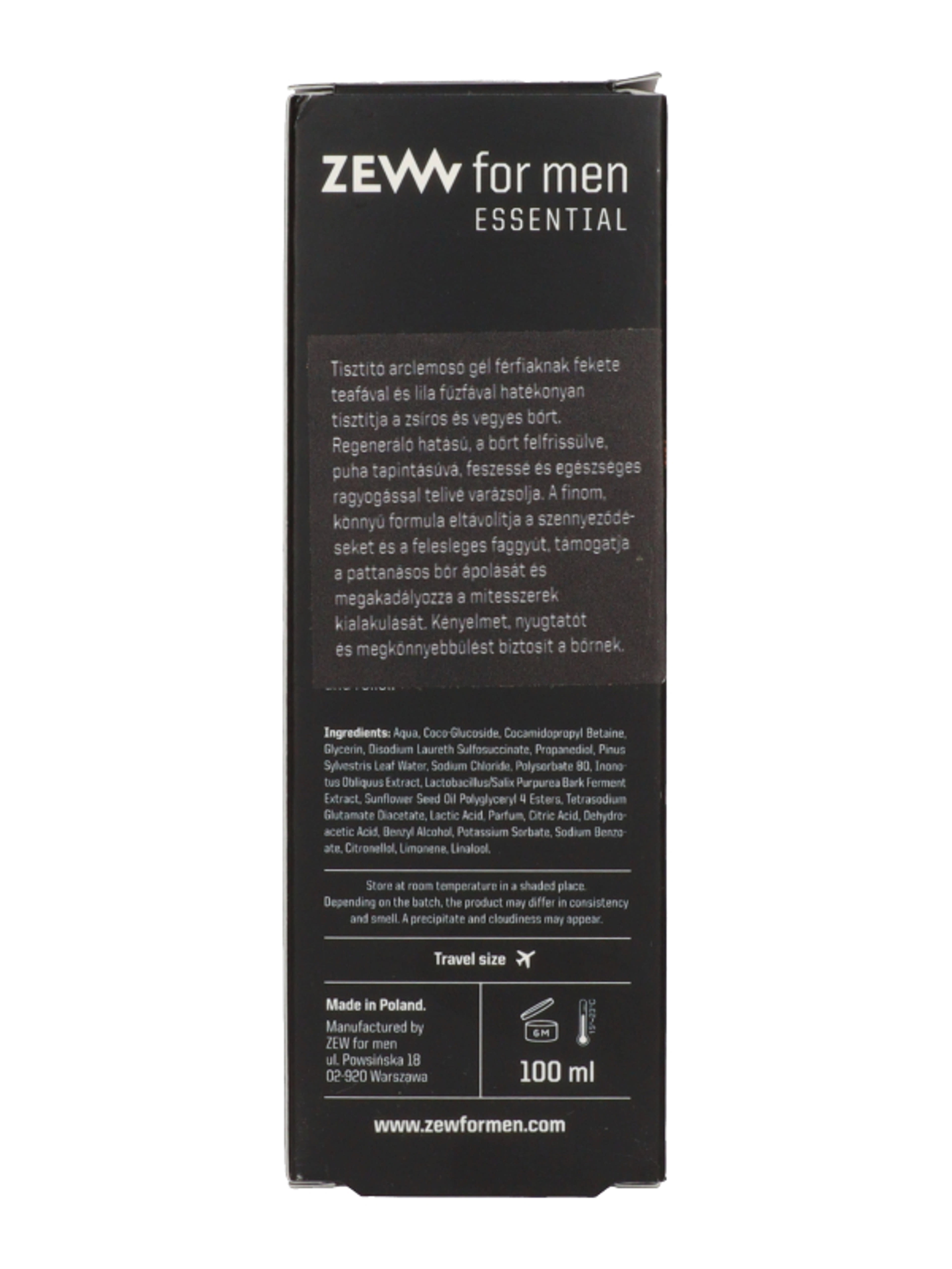 Zew For Men Essential arclemosó gél zsíros bőrre - 100 ml-4