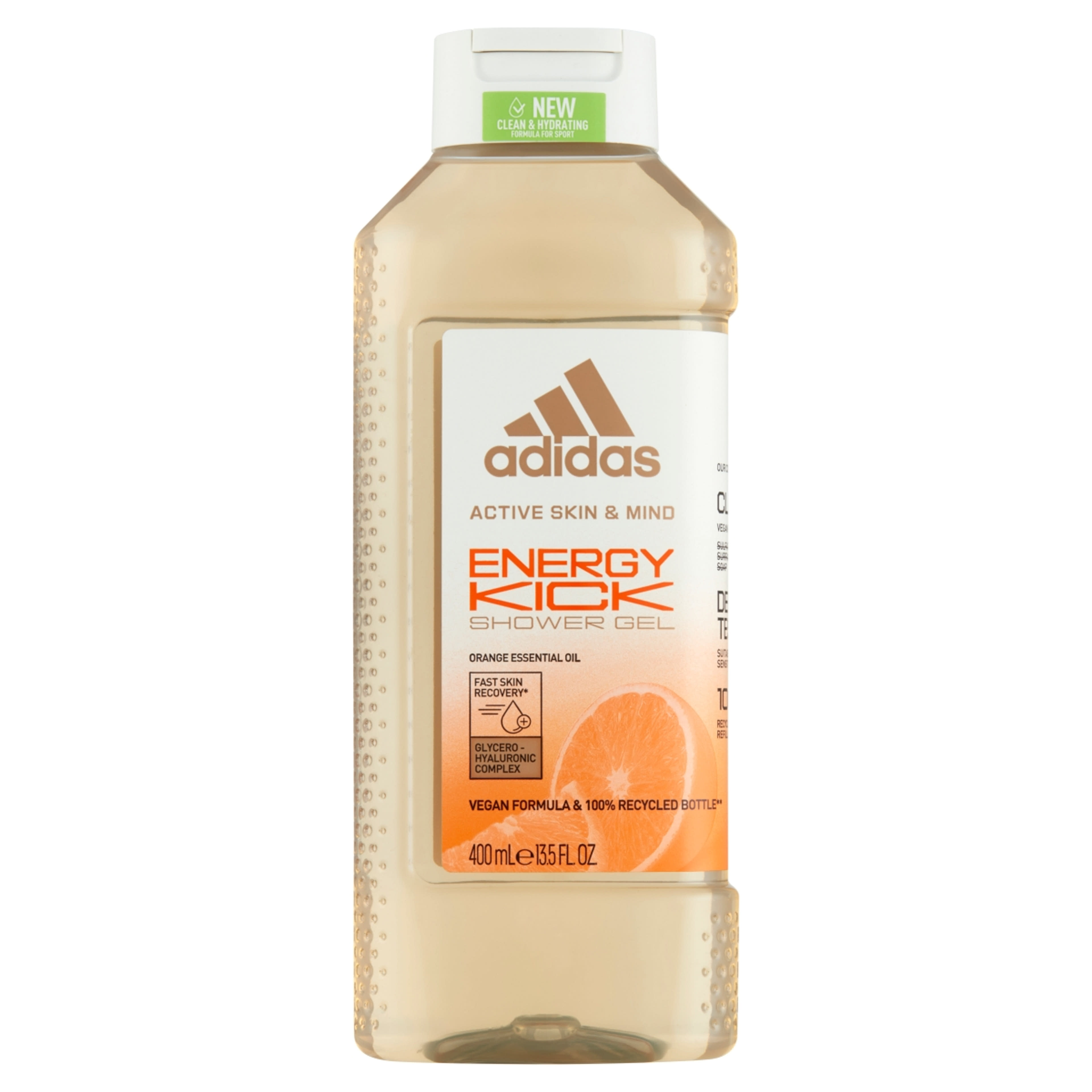 Adidas Active Skin&Mind Energy Kick női tusfürdő - 400 ml