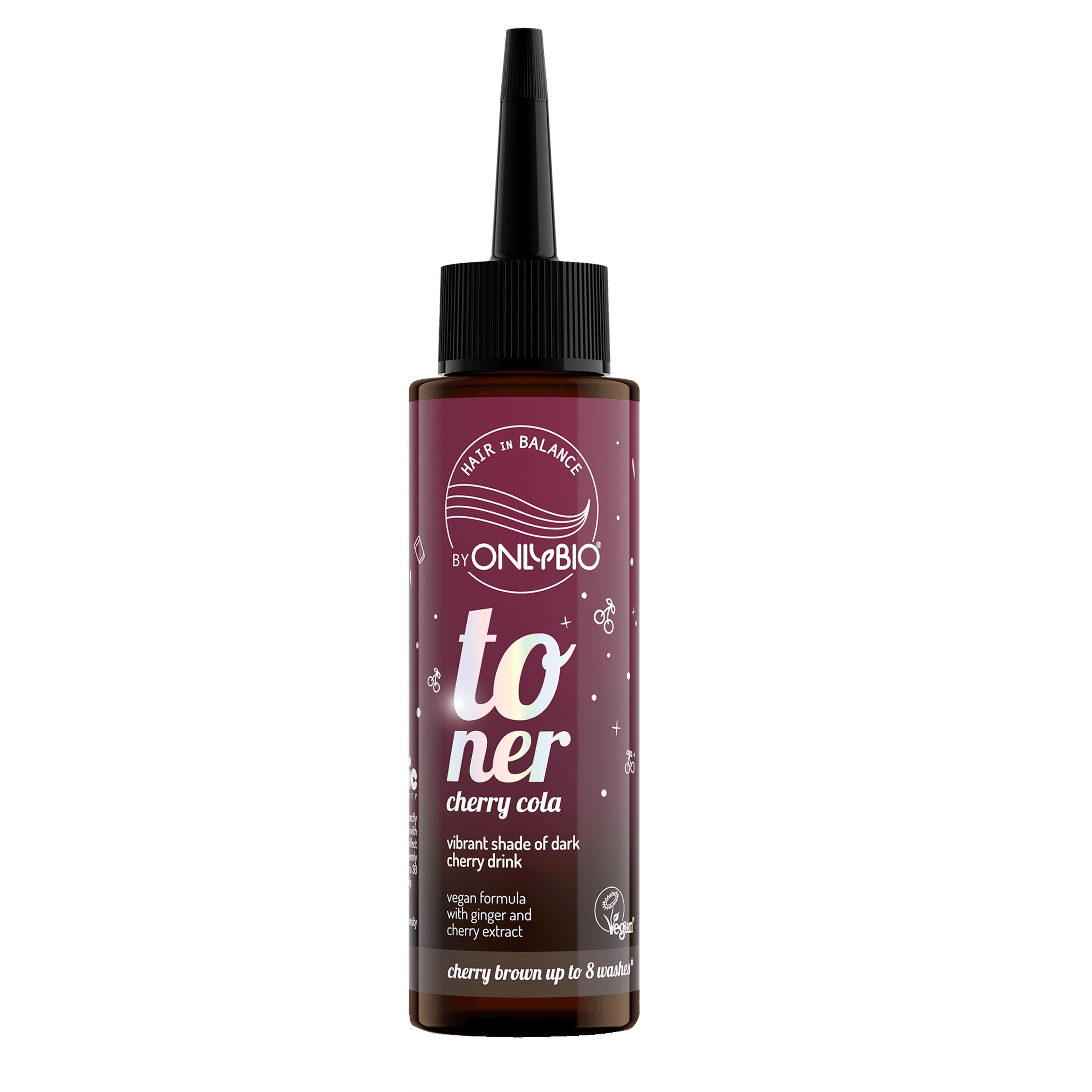OnlyBio Hair in Balance színező hajtonik /cherry cola - 100 ml