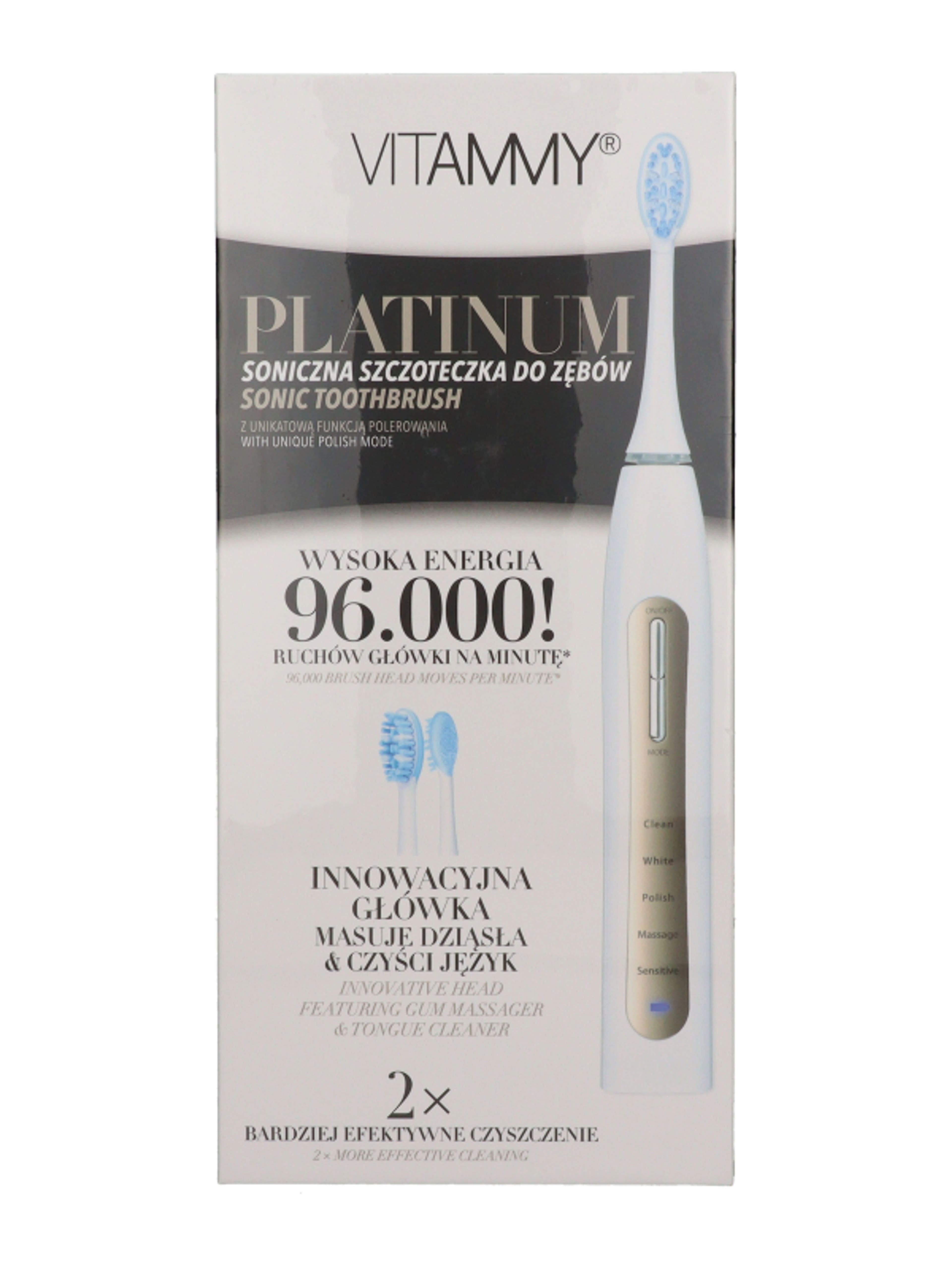 Vitammy Platinum szónikus elektromos fogkefe - 1 db