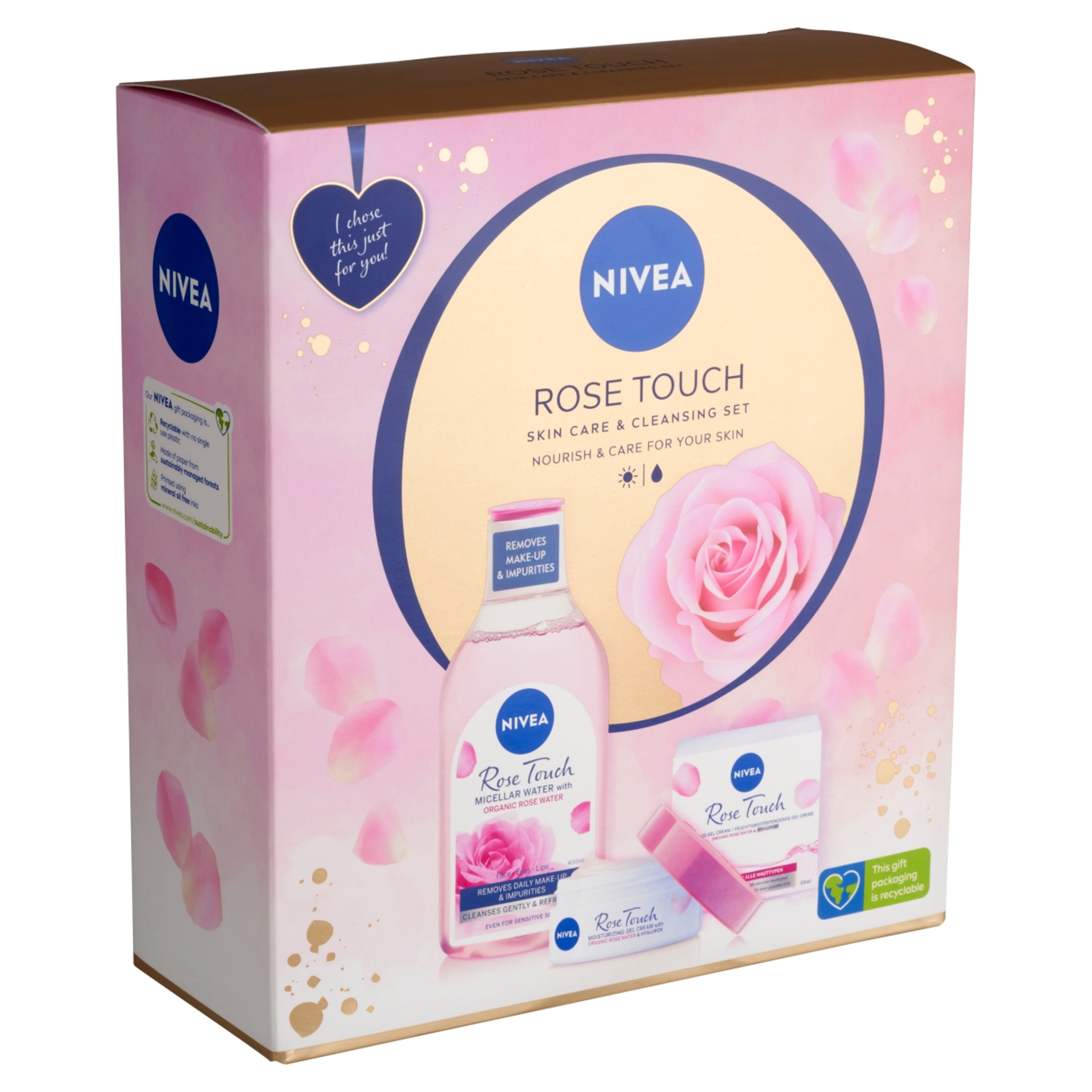 Nivea Rose Touch ajándékcsomag - 1 db-3