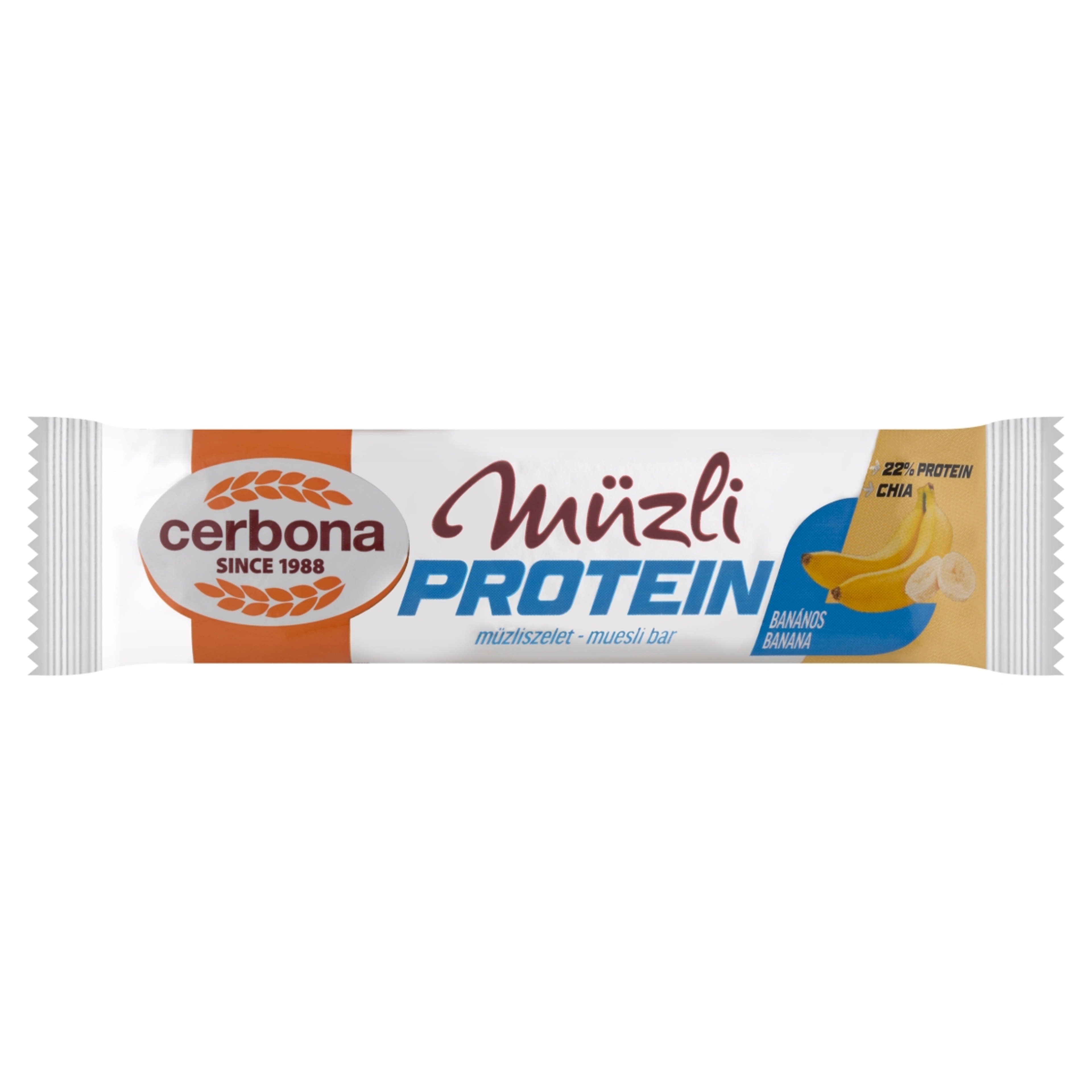 Cerbona Sport Protein banános müzliszelet - 35 g
