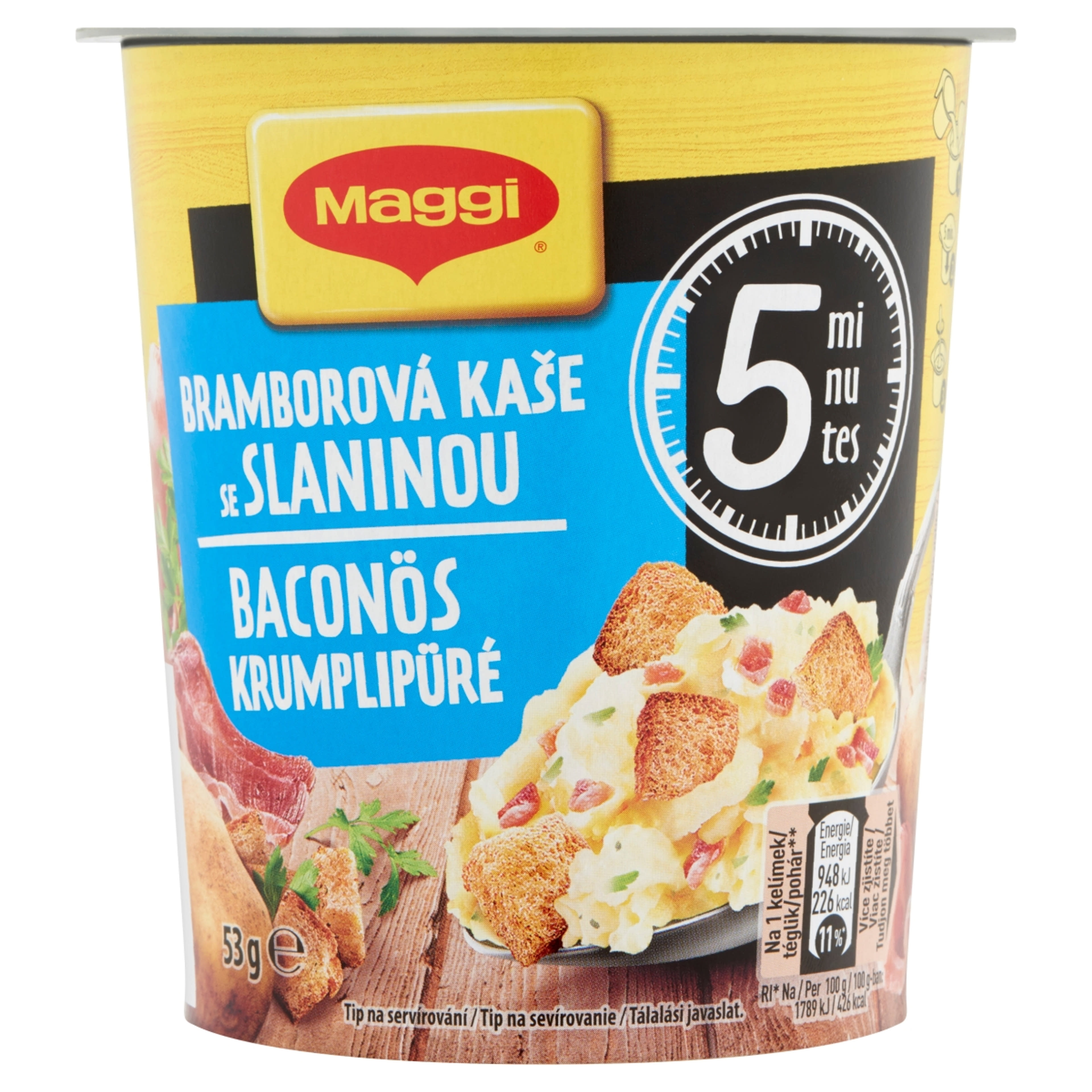 Maggi párperces baconos krumplipüré - 53 g