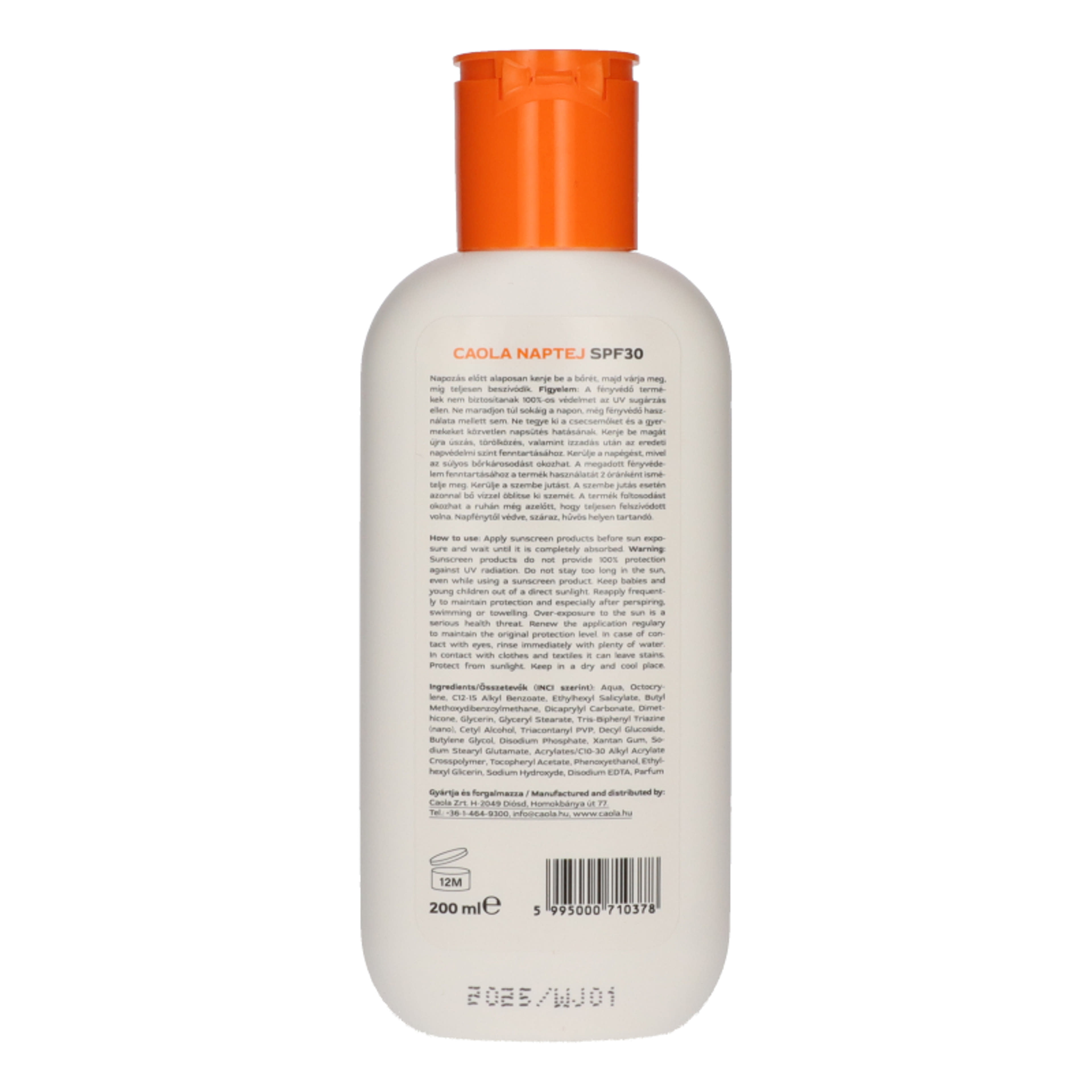 Caola Sun naptej SPF30 - 200 ml-3