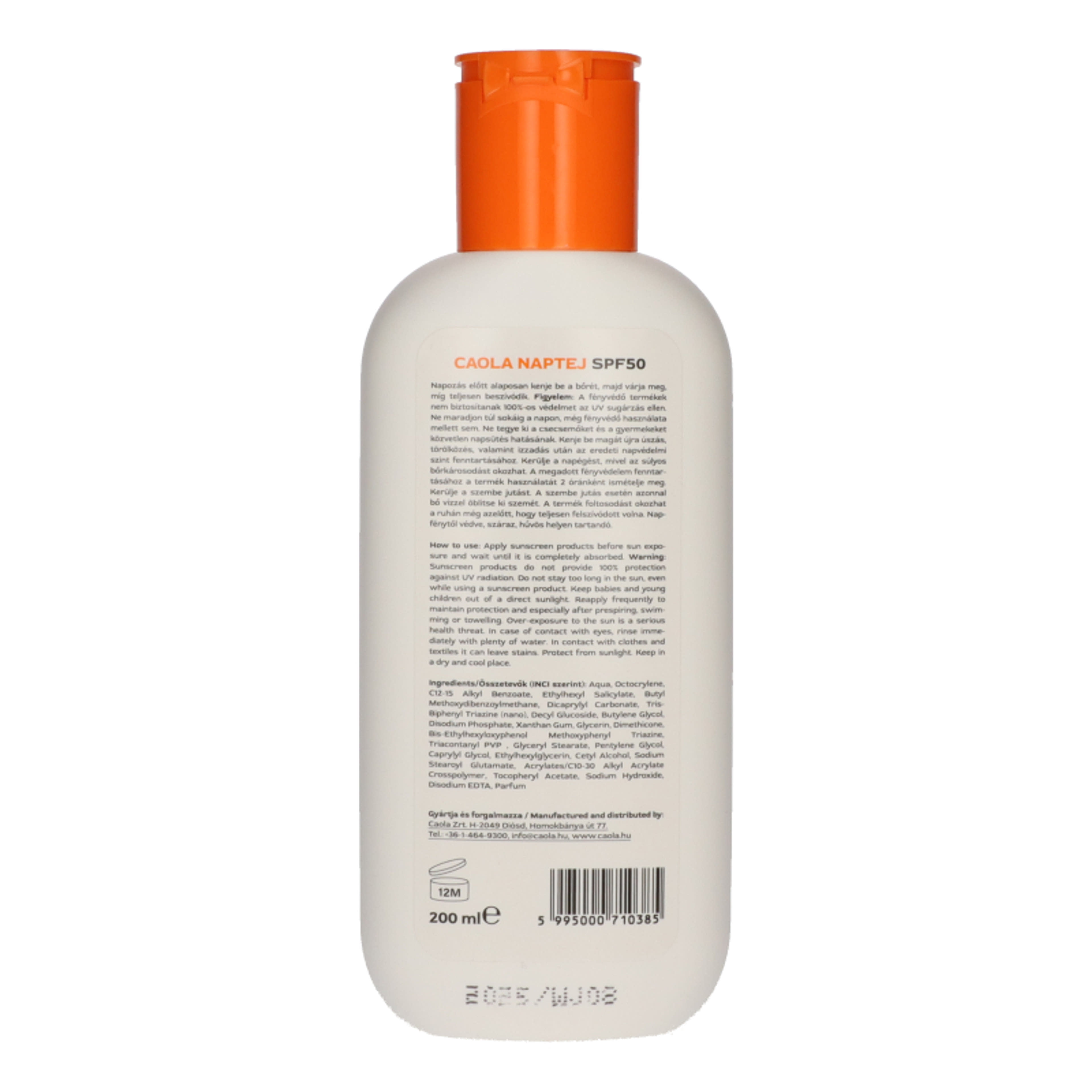 Caola Hello Summer naptej SPF50 - 200 ml-3