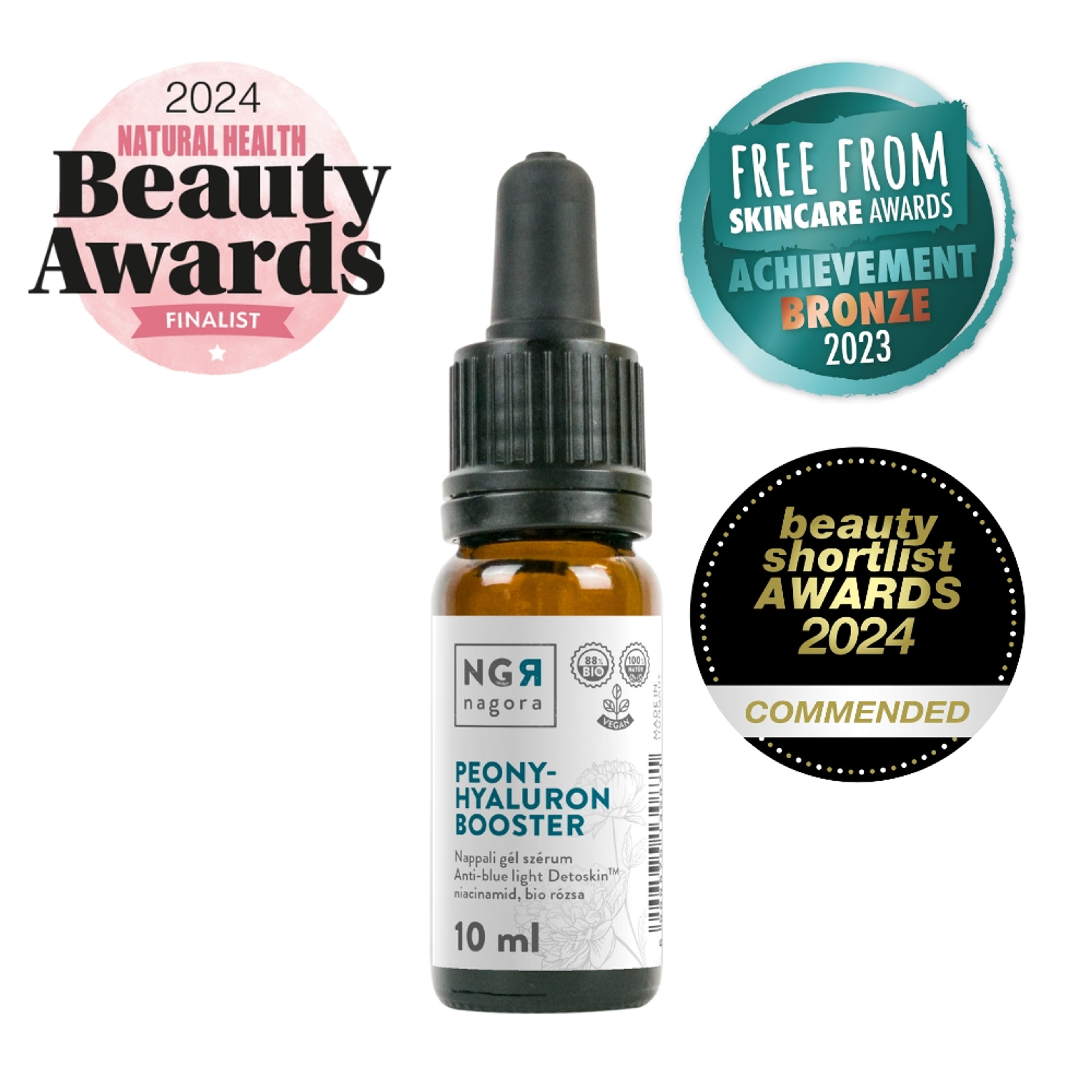 Nagora Peony-Hyaluron Booster nappali szérum -10 ml