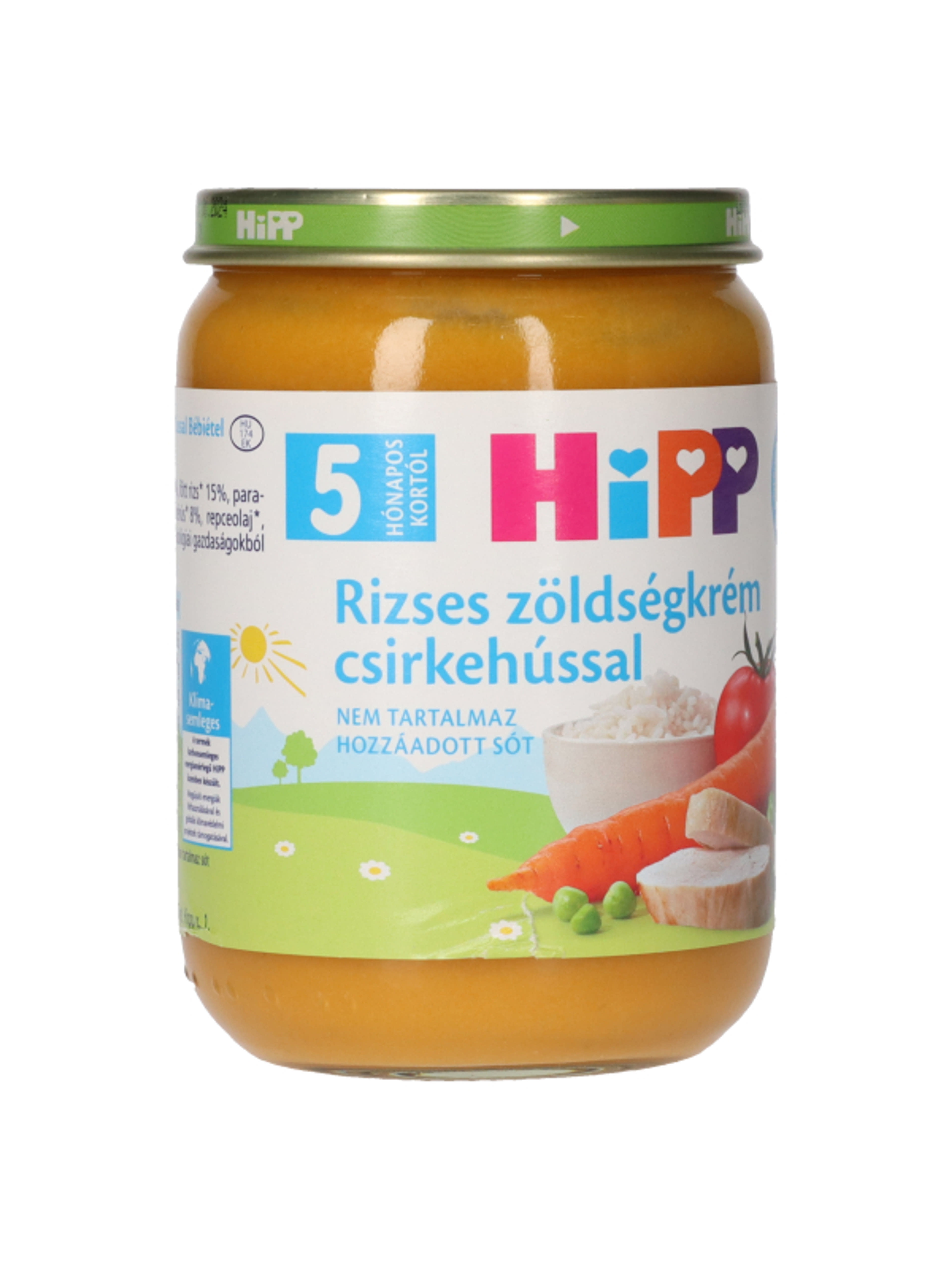 Hipp Bio Bébiétel Zöldséges Rizs Csirkehússal 5 Hónapos Kortól - 190 g-5