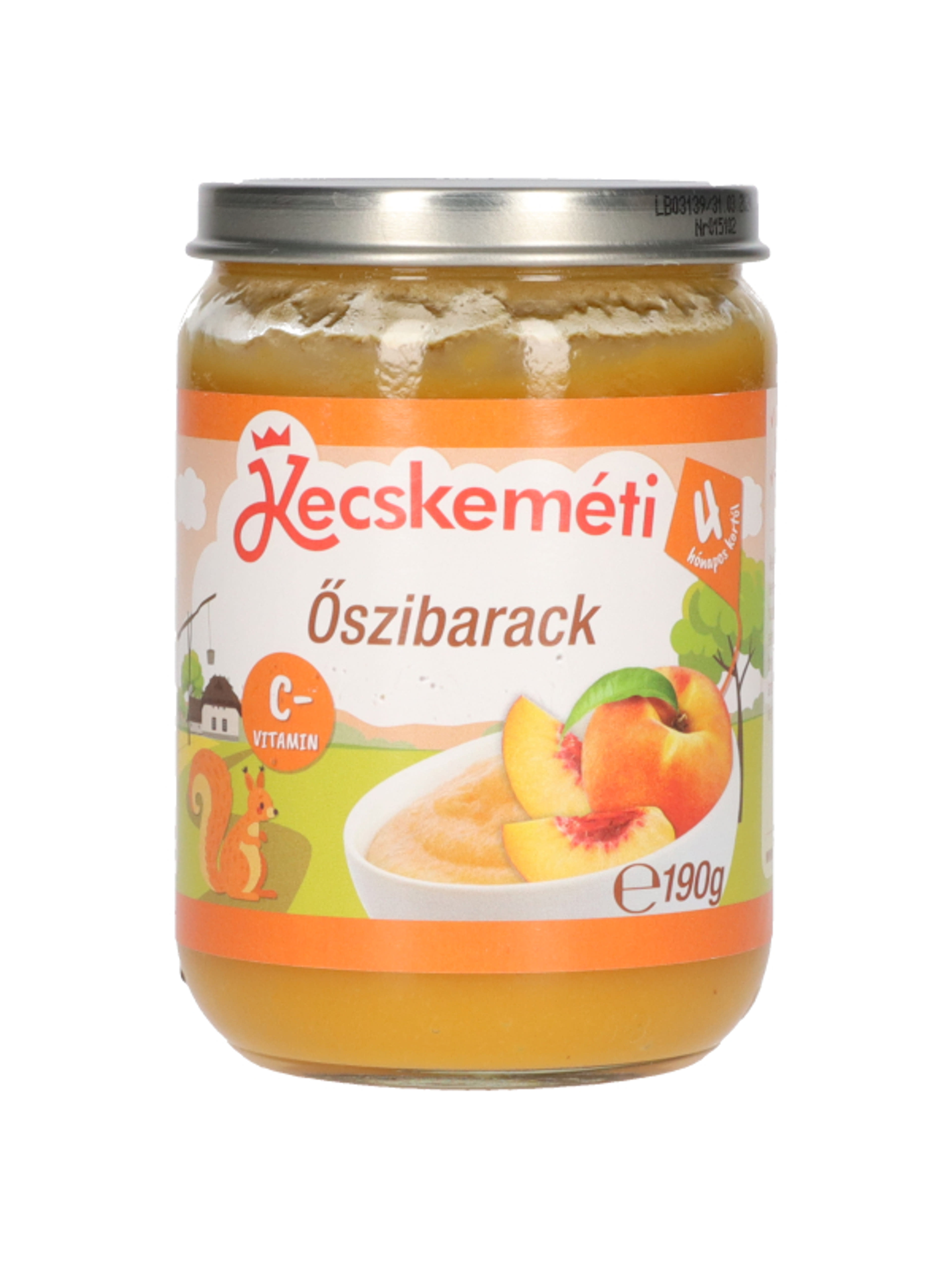 Kecskeméti Bébiétel Oszibarack Ízesítéssel 4 Hónapos Kortól - 190 g-2