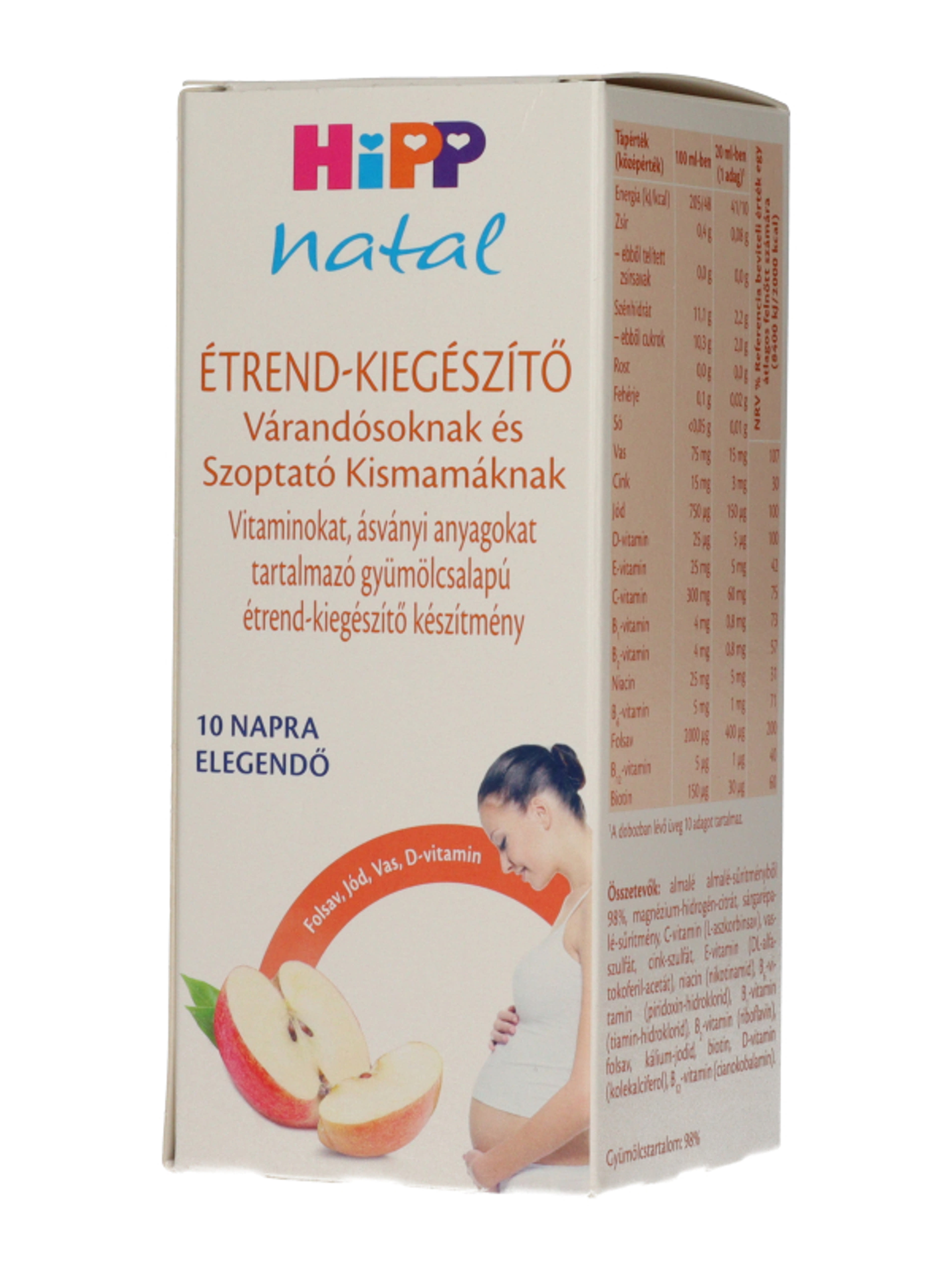 Hipp Natal Étrendkiegészítő Kismamáknak - 200 ml-3