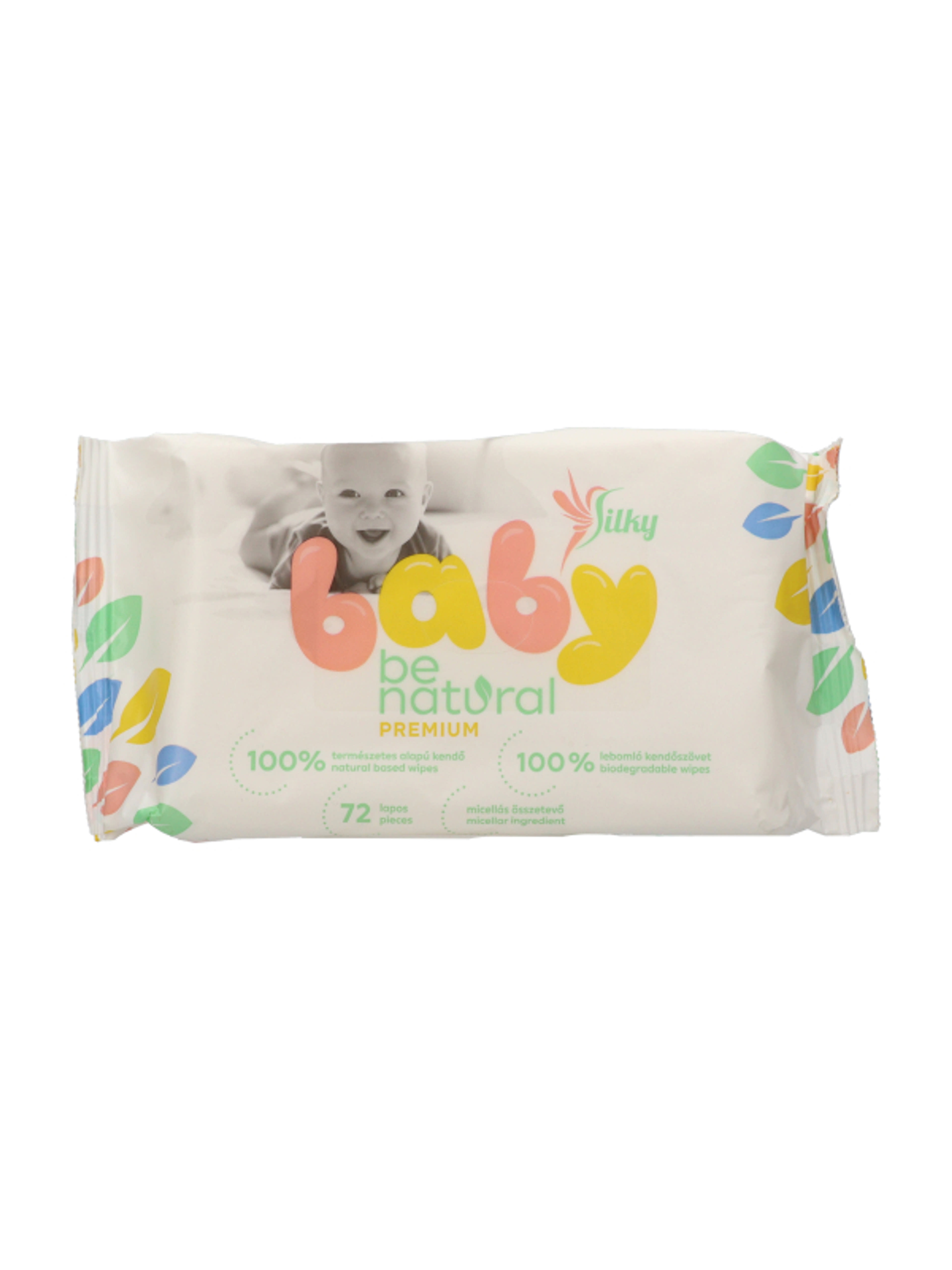 Silky baby be natural prémium törlőkendő - 72 db-2