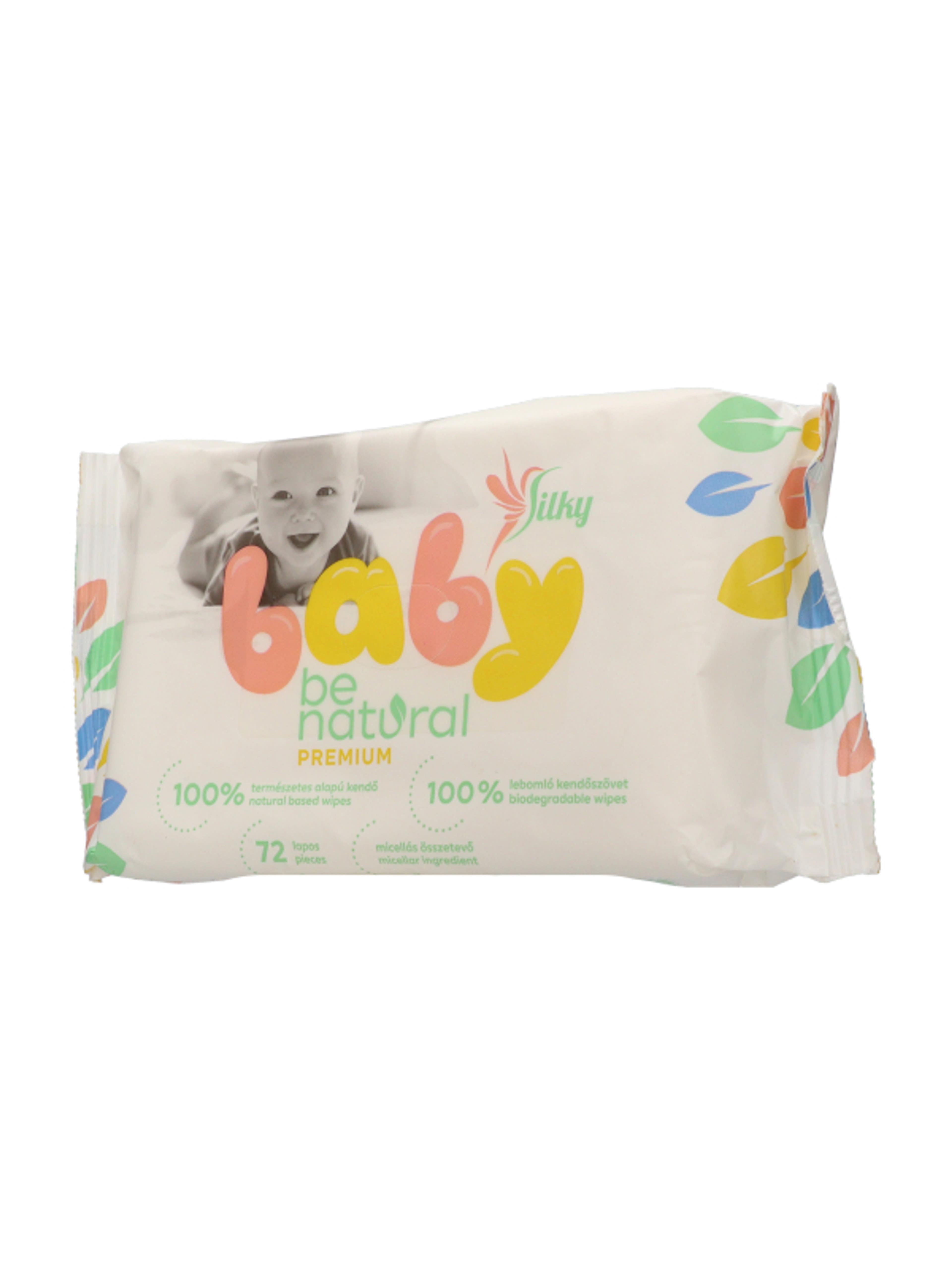 Silky baby be natural prémium törlőkendő - 72 db-3