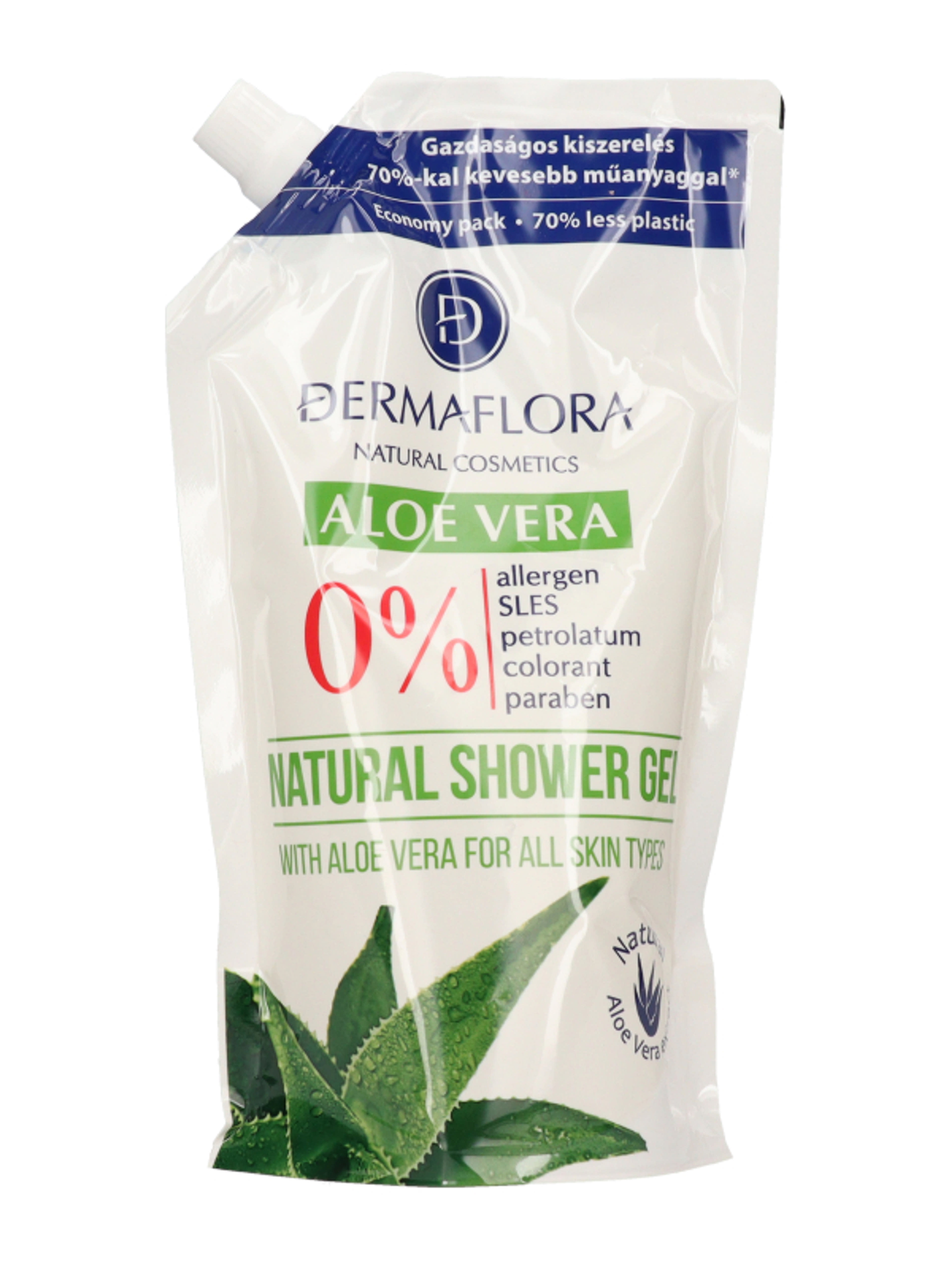 Dermafora tusfürdő utántöltő 0% aloe vera - 500 ml-1