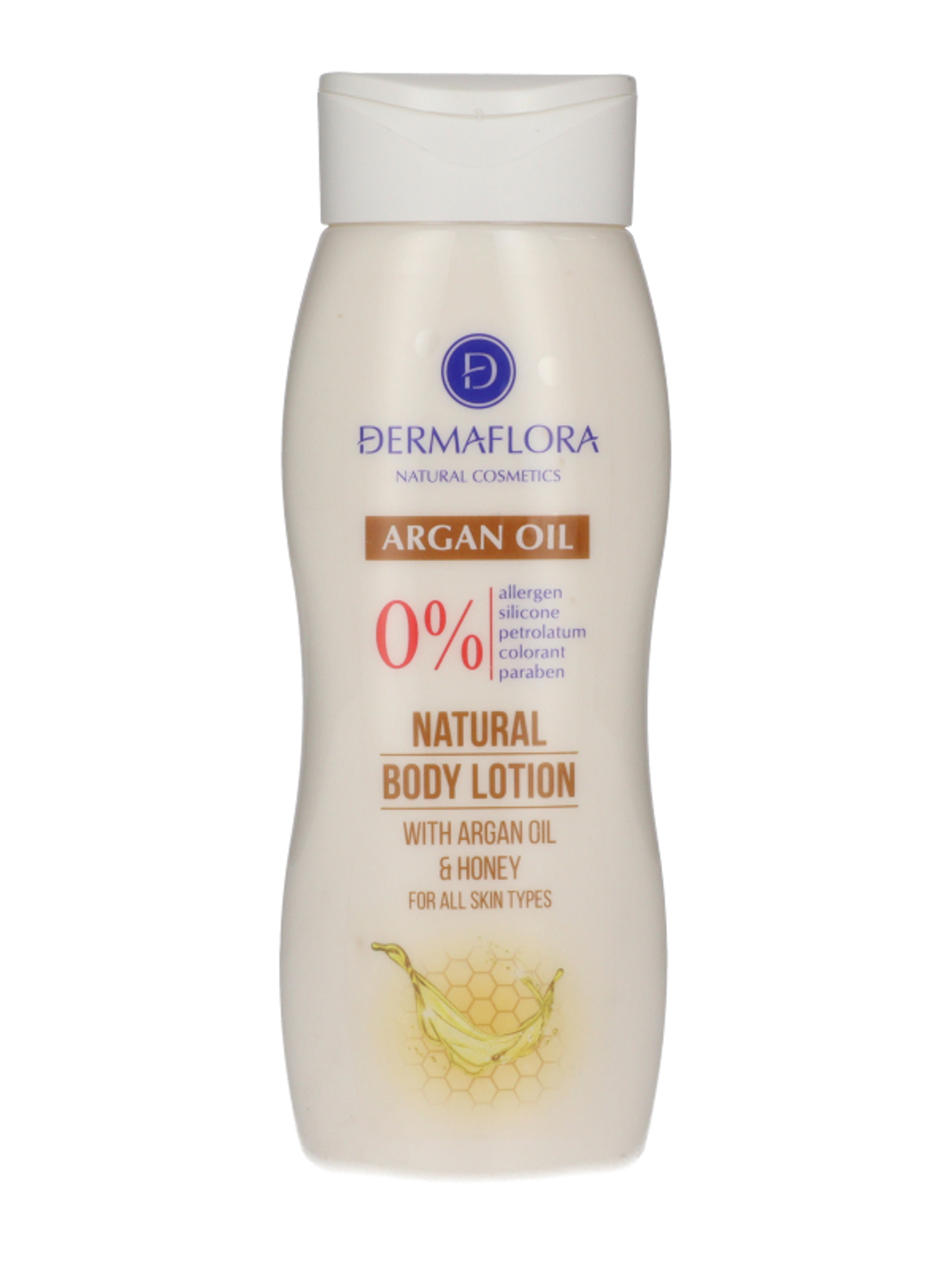 Dermaflora 0% argan oil & honey testápoló - 250 ml-3