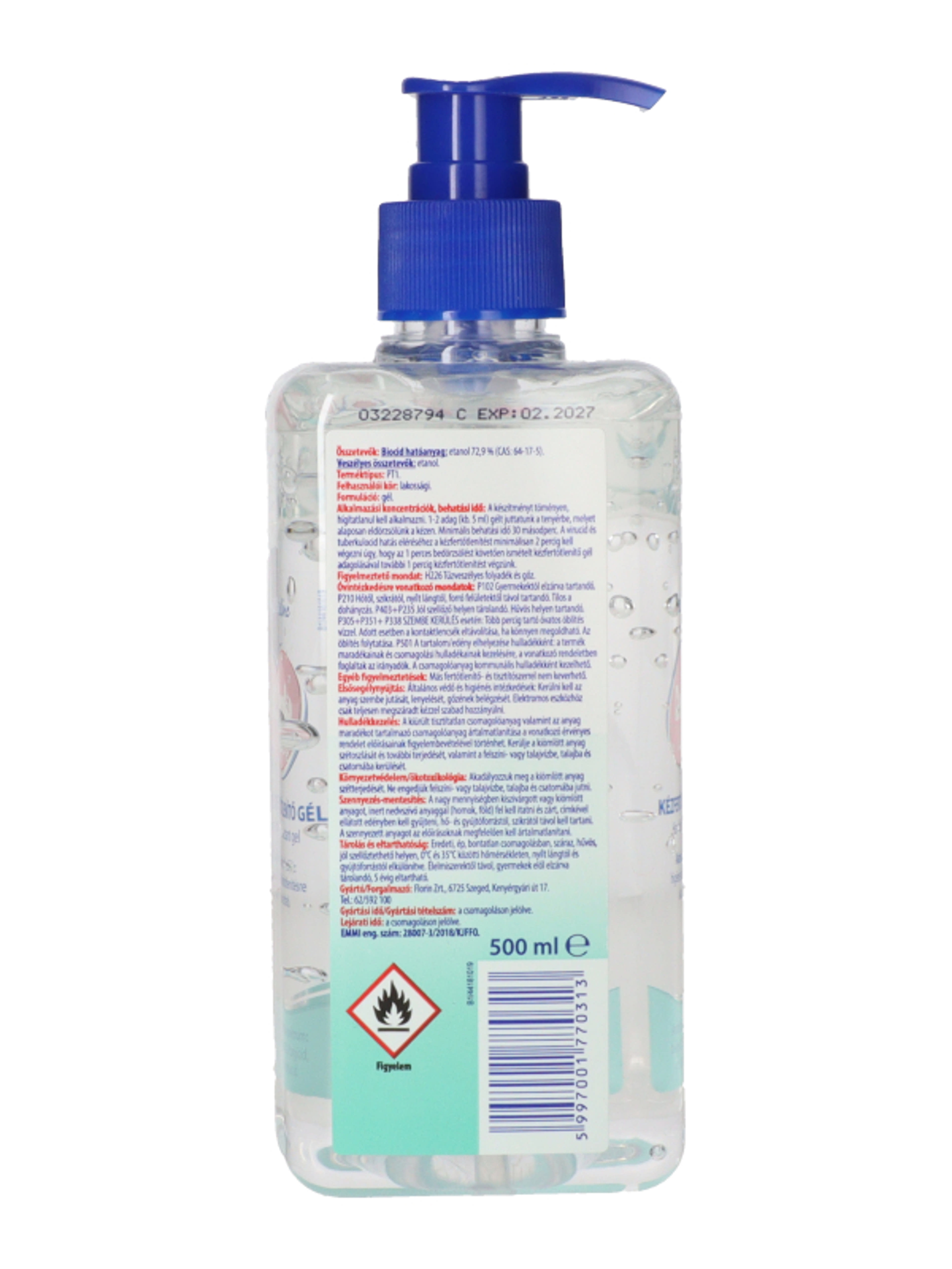 BradoLife higiénés kézfertőtlenítő gél - 500 ml-4