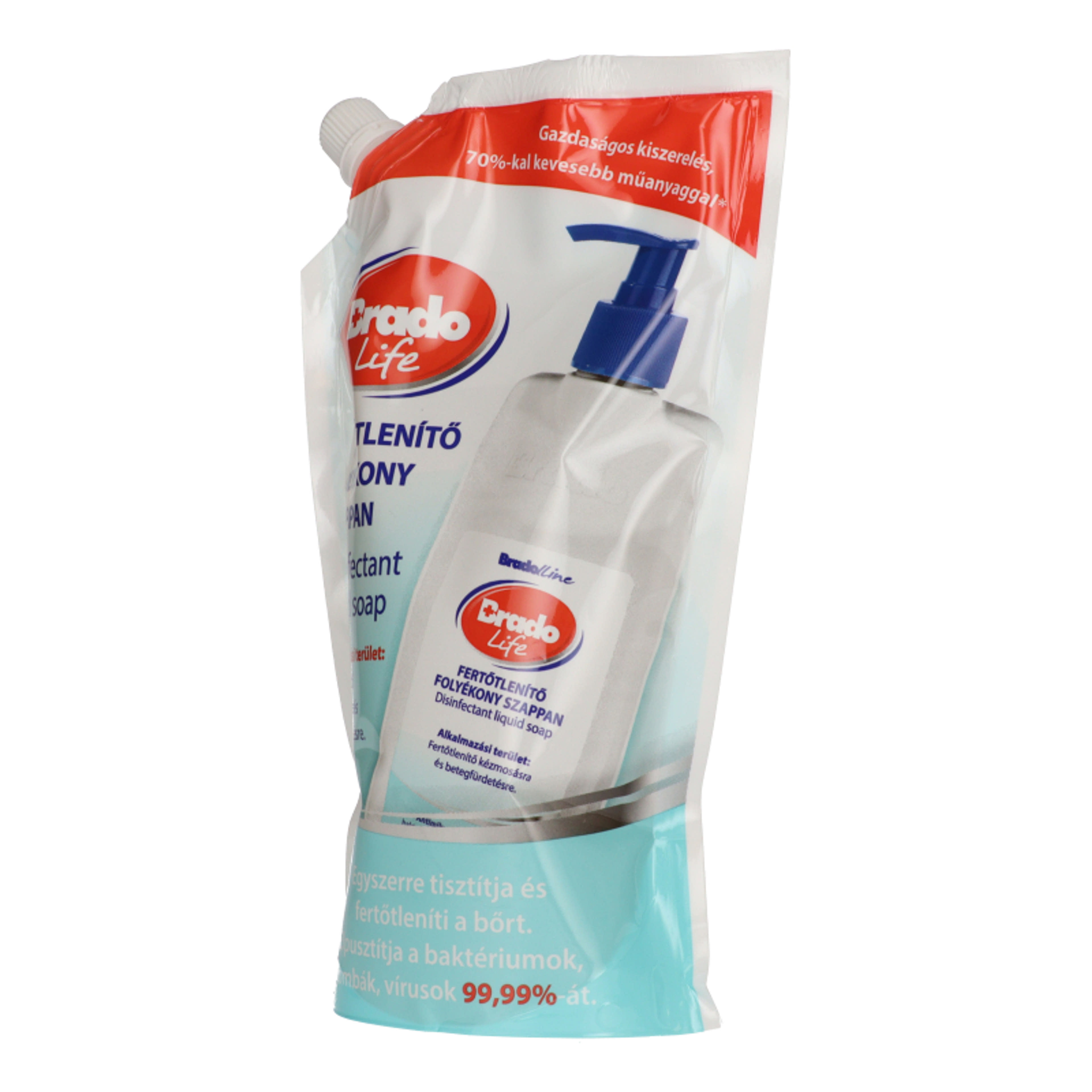 Bradolife fertőtlenítő folyékony szappan utántöltő - 500 ml-4