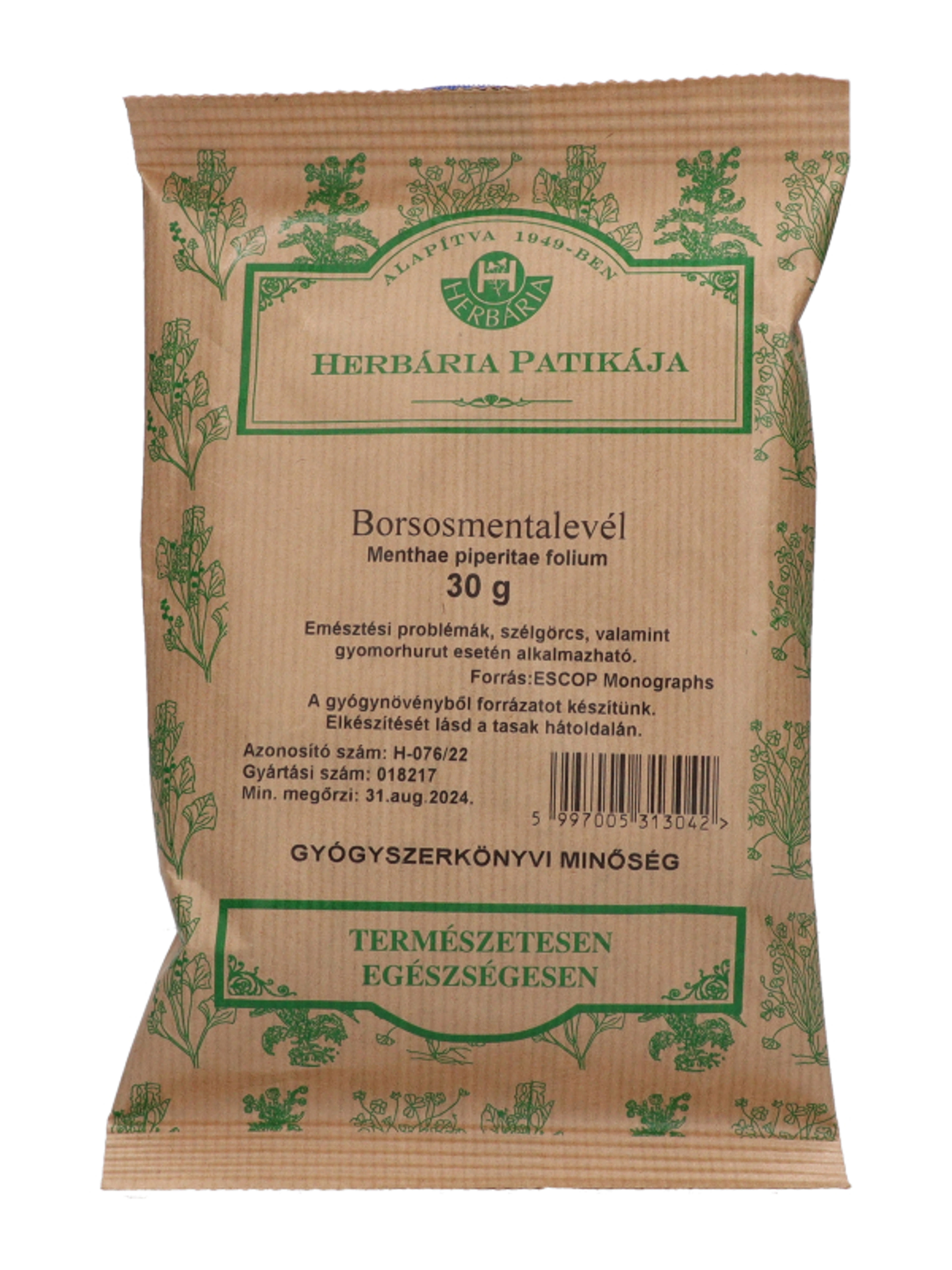 Herbária Borsosmentalevél - 30 g-2