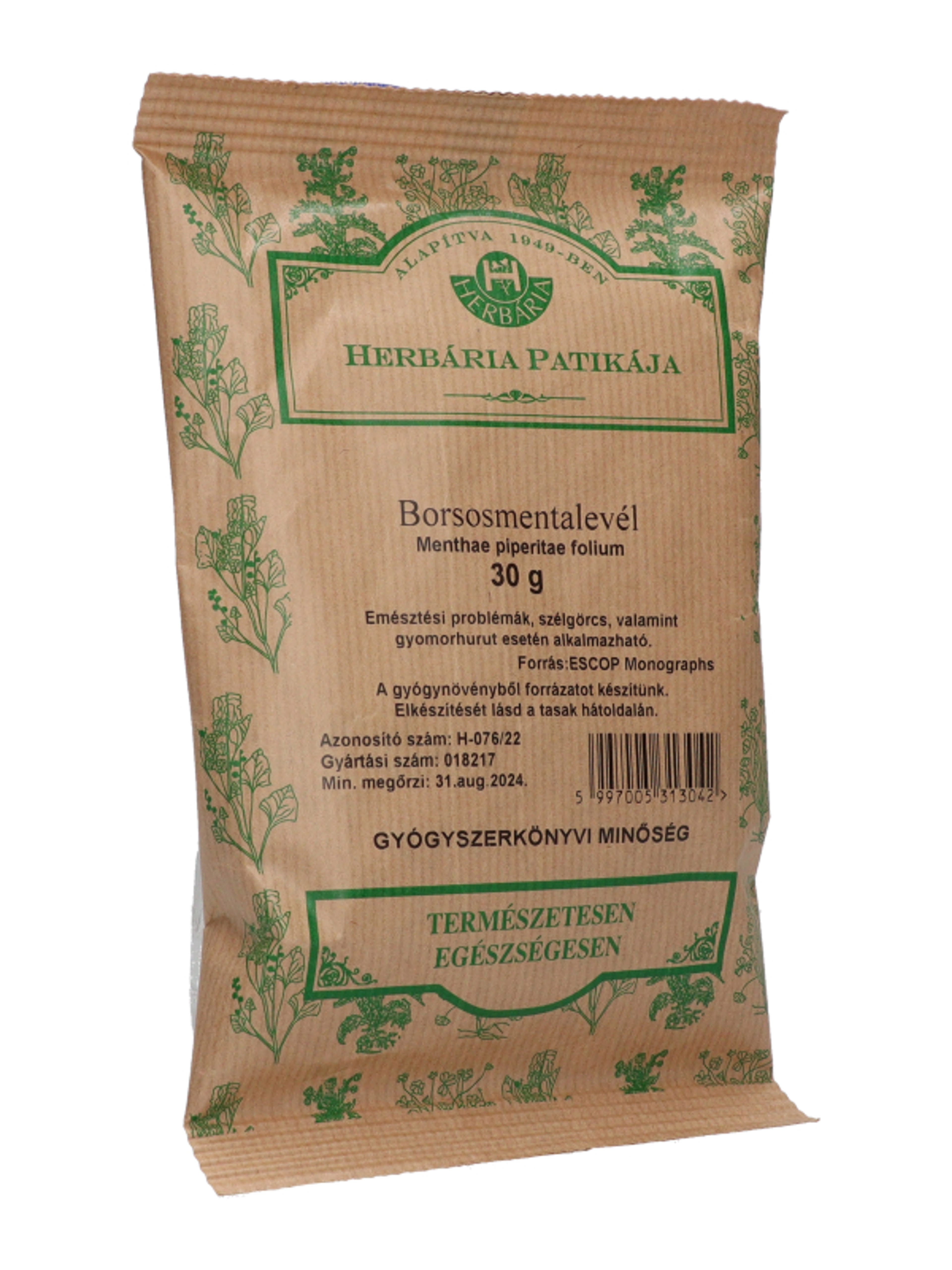 Herbária Borsosmentalevél - 30 g-4