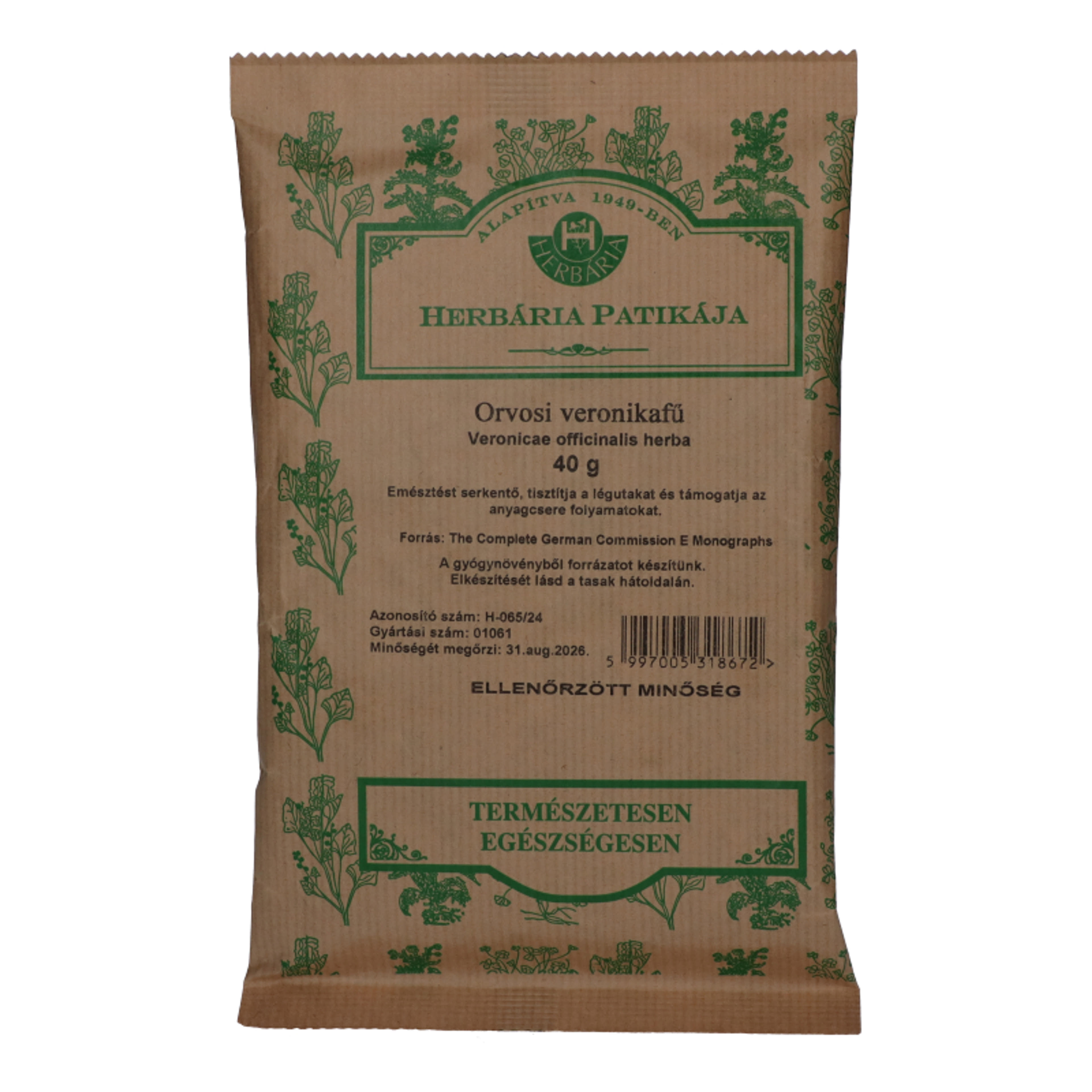 Herbaria orvosi veronikafű - 40 g-2