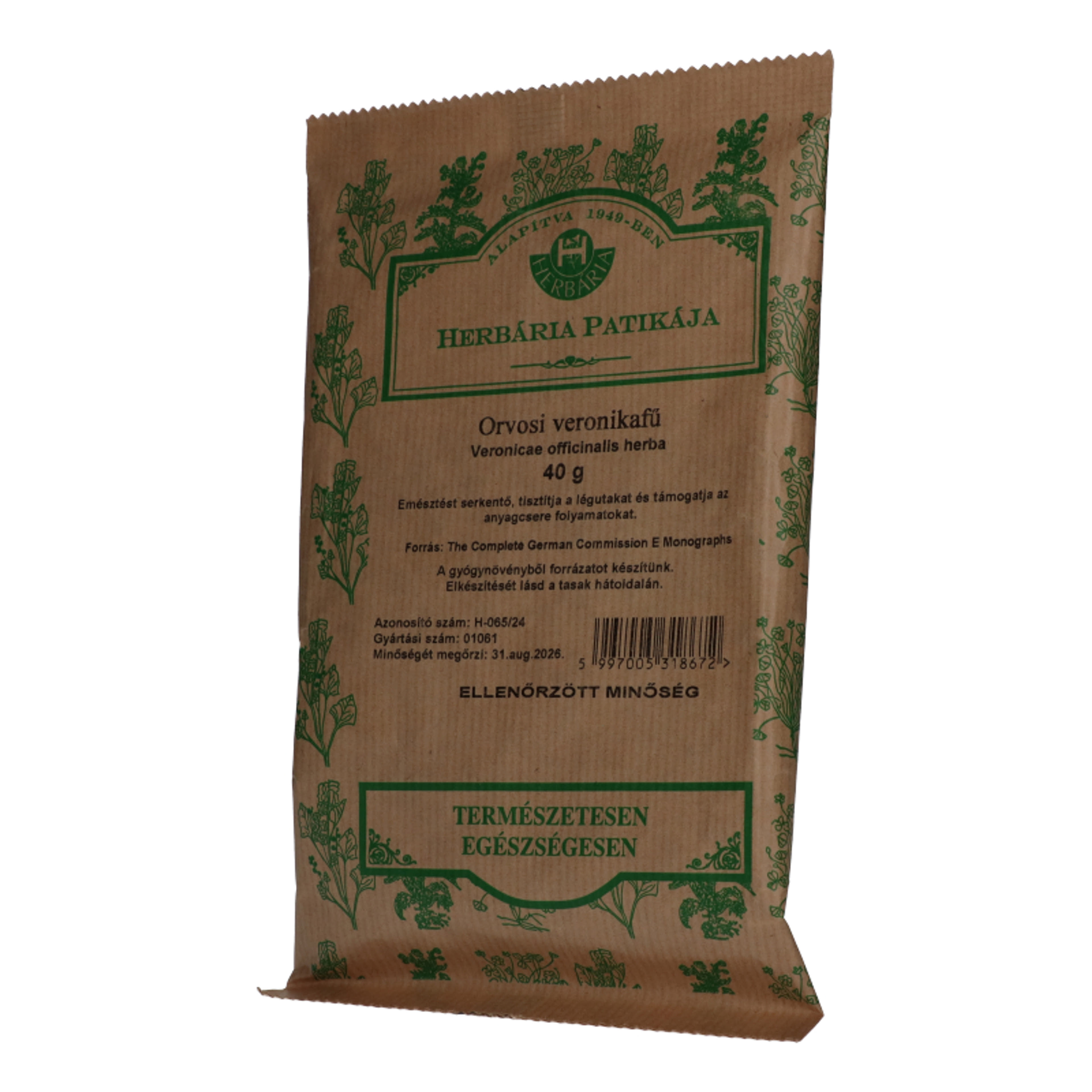 Herbaria orvosi veronikafű - 40 g-3
