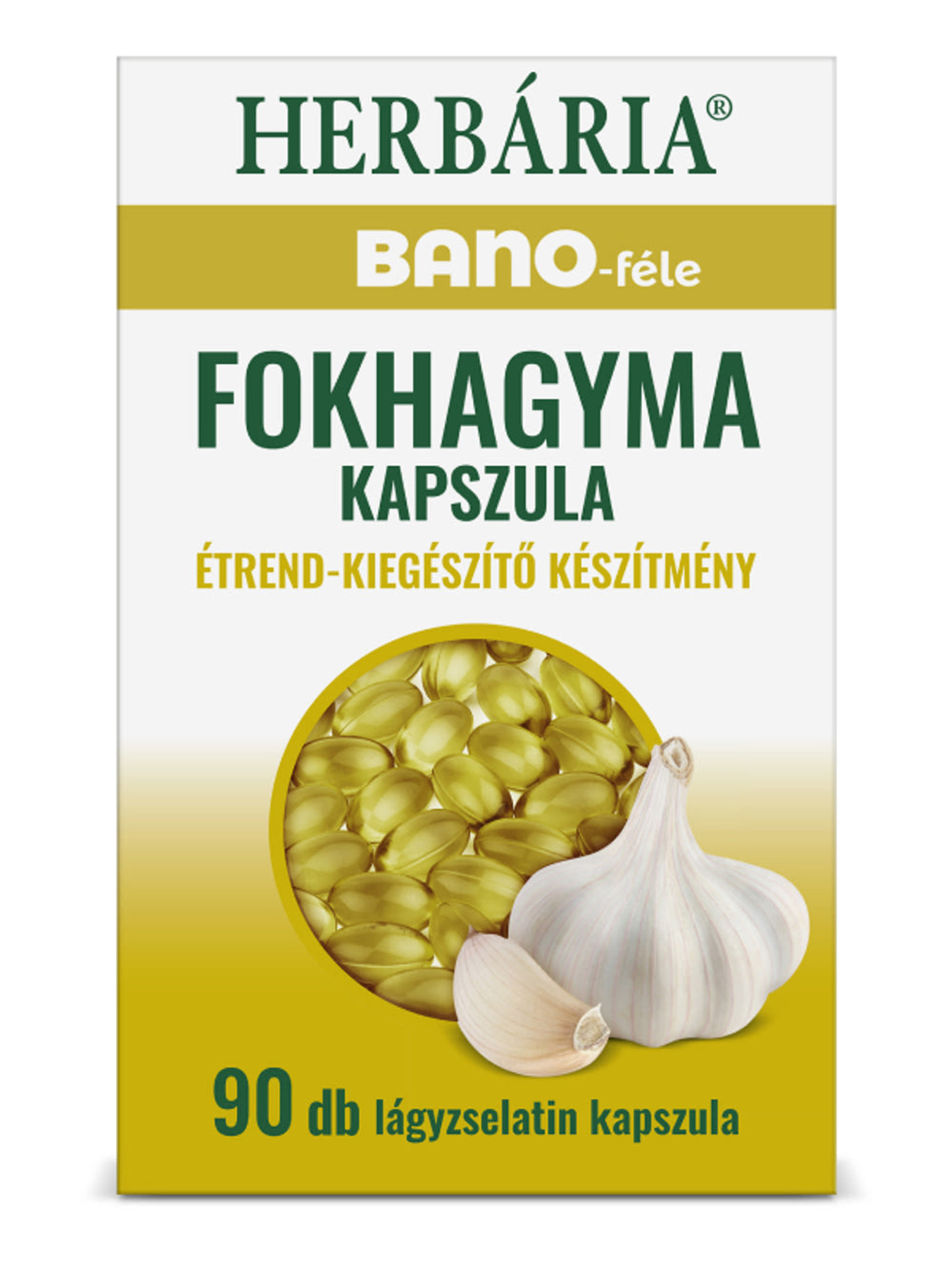 Bano Fokhagyma lágyzselatin kapszula - 90 db