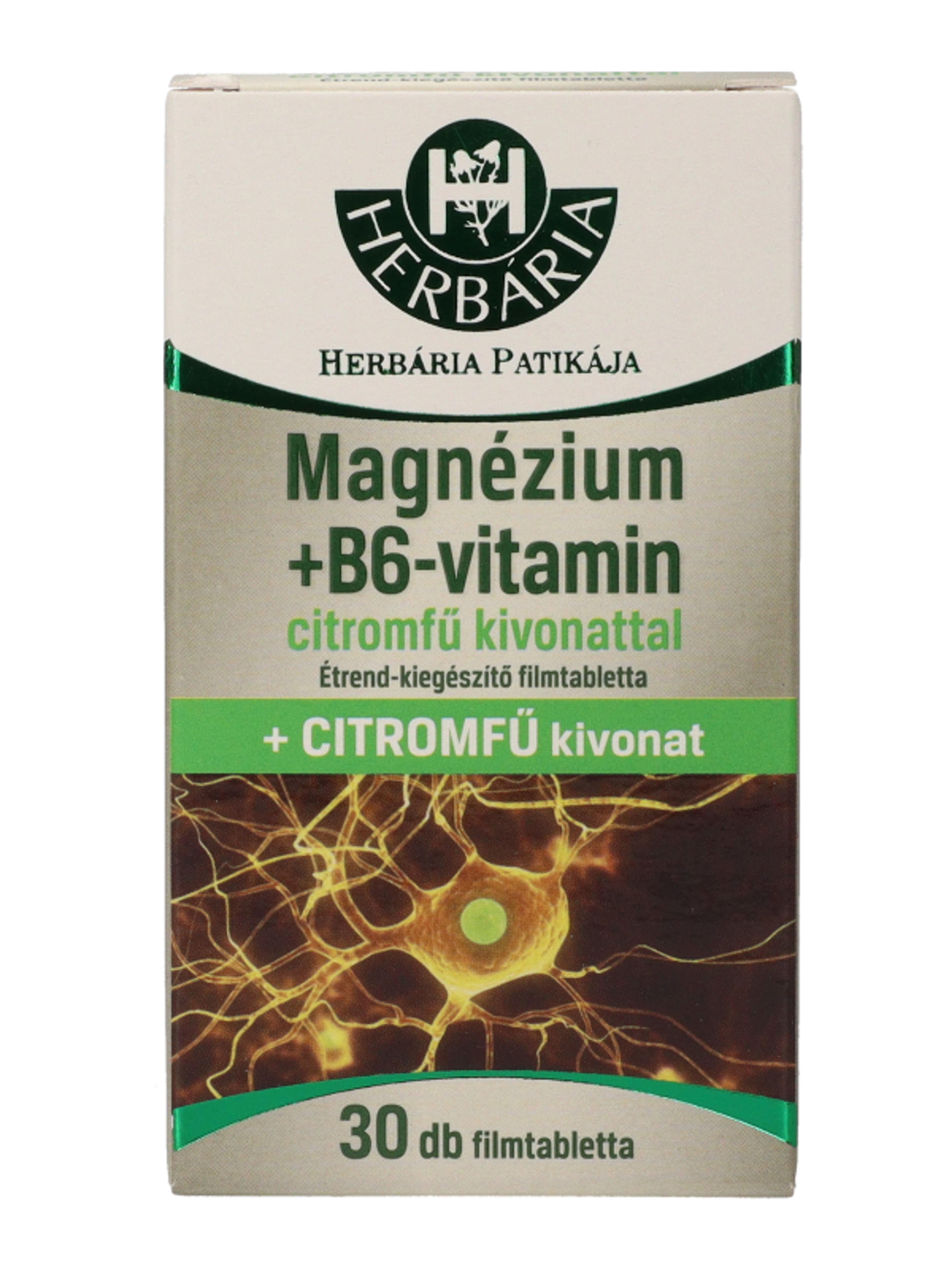 Herbária Magnézium+ B6+ Citromfű Filmtabletta - 30 db-2
