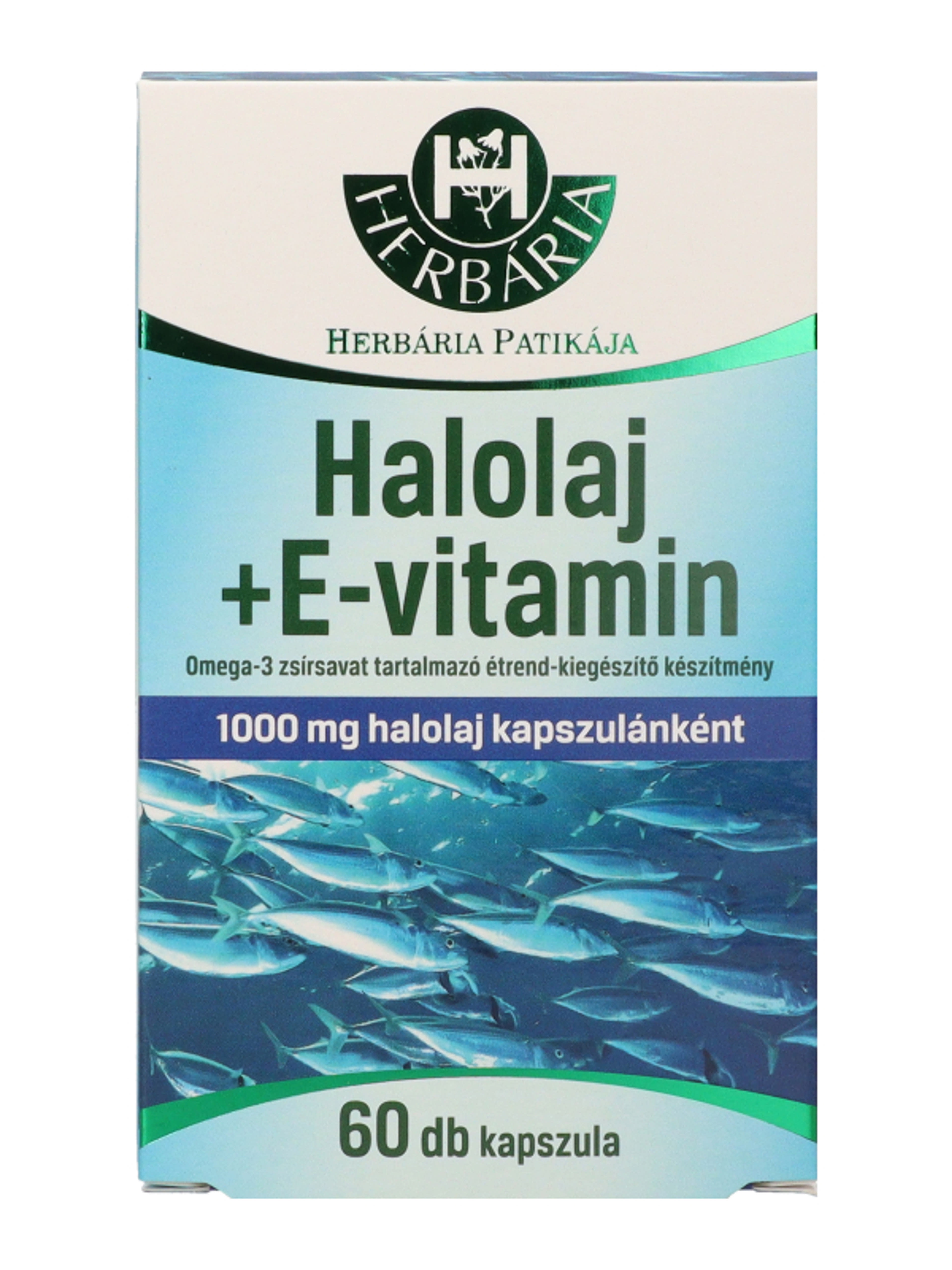 Herbária Halolaj+ E-Vitamin Kapszula - 60 db-2