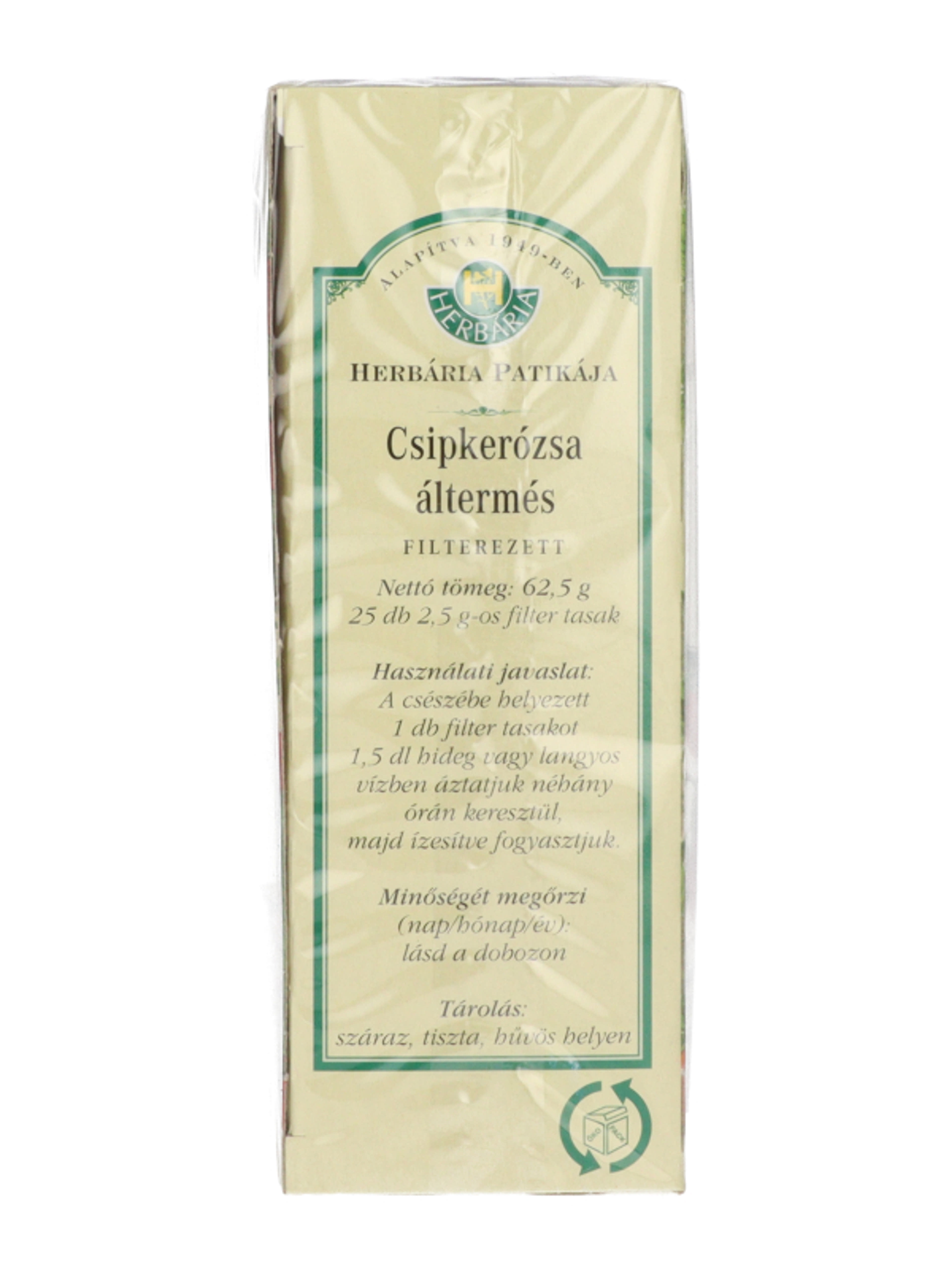 Herbária csipkerózsa áltermés filteres tea - 62,5 g-3