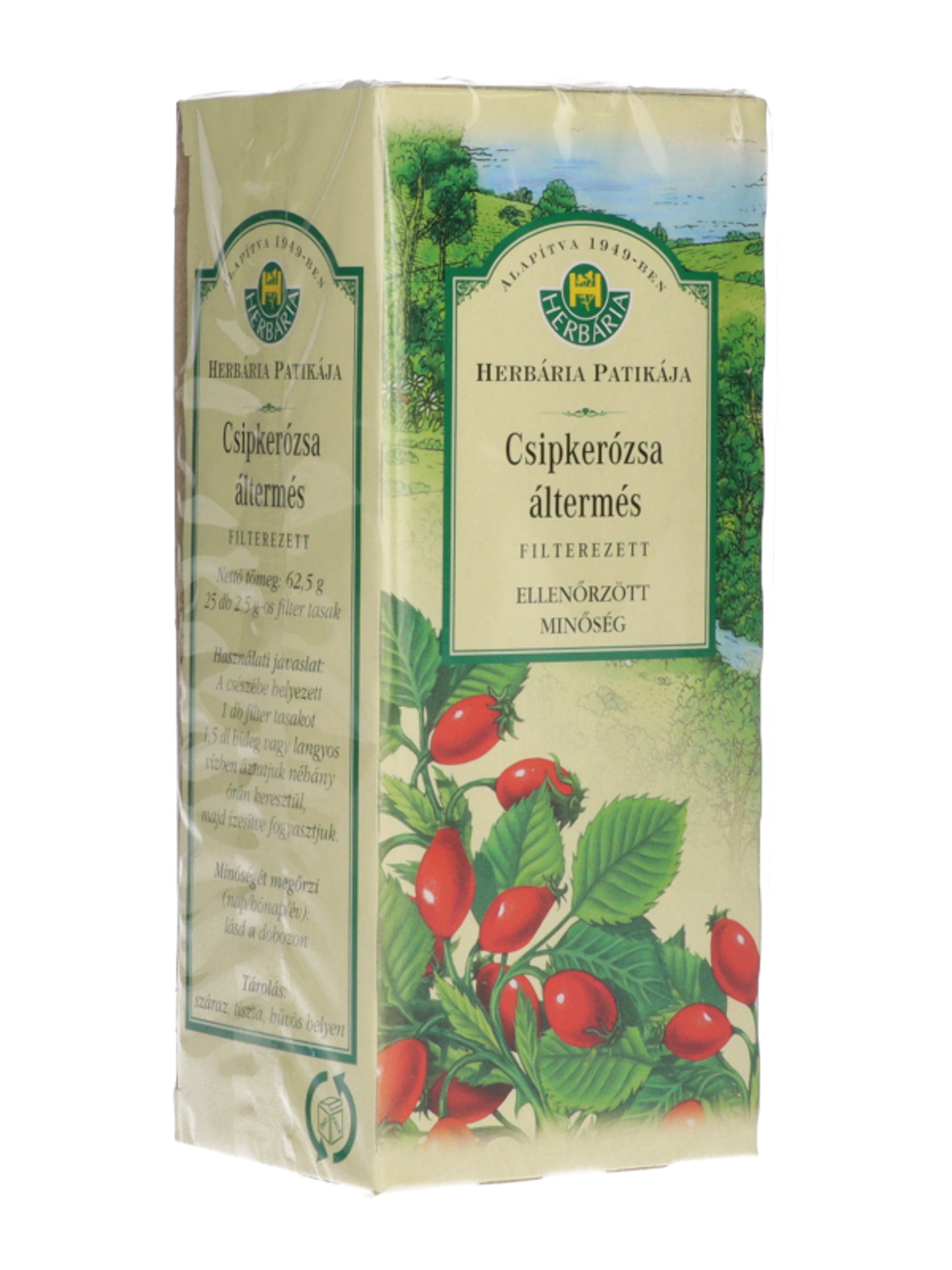 Herbária csipkerózsa áltermés filteres tea - 62,5 g-4