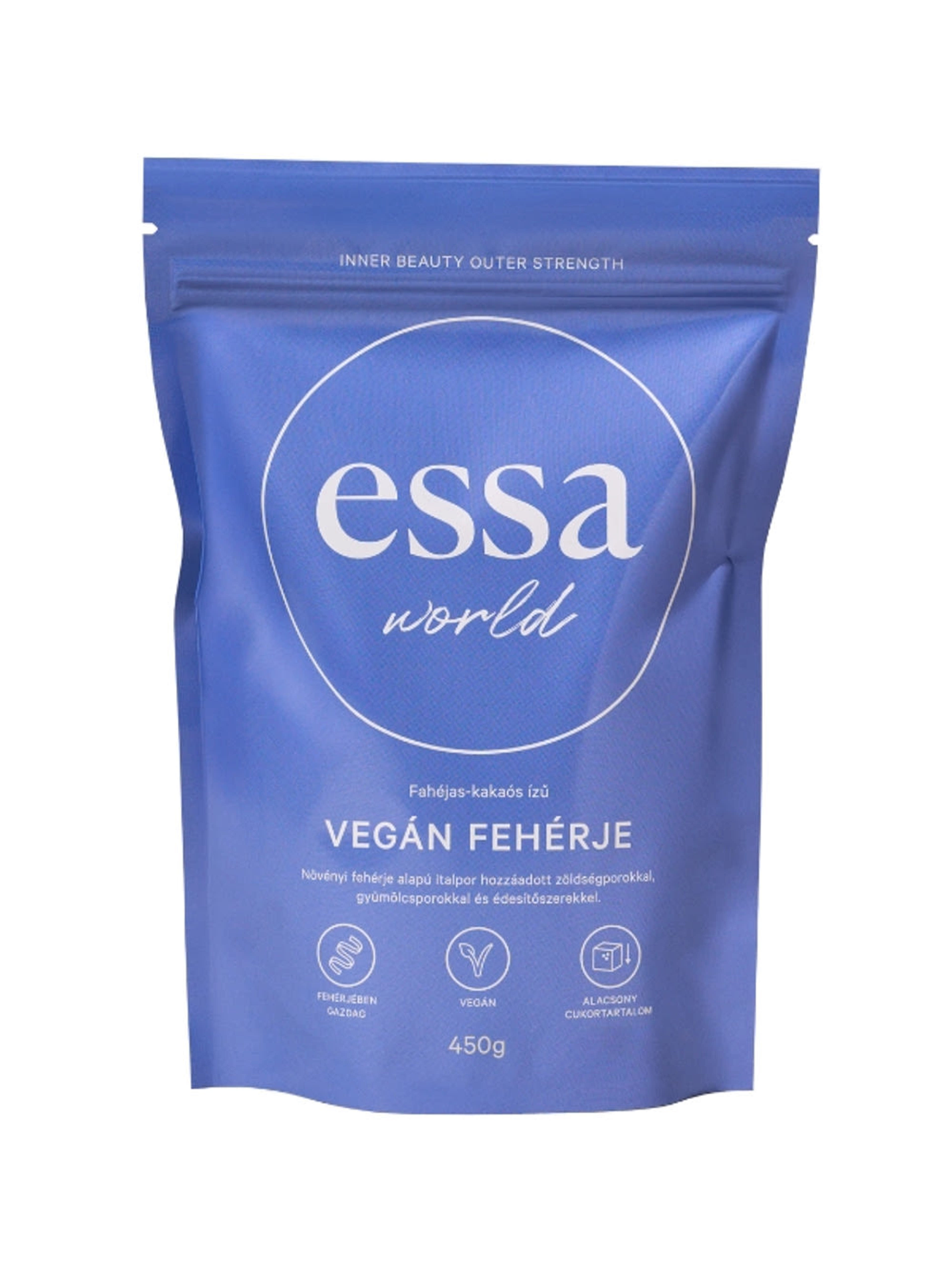 Essa World vegán fehérje fahéjas-kakaós ízű - 450 g