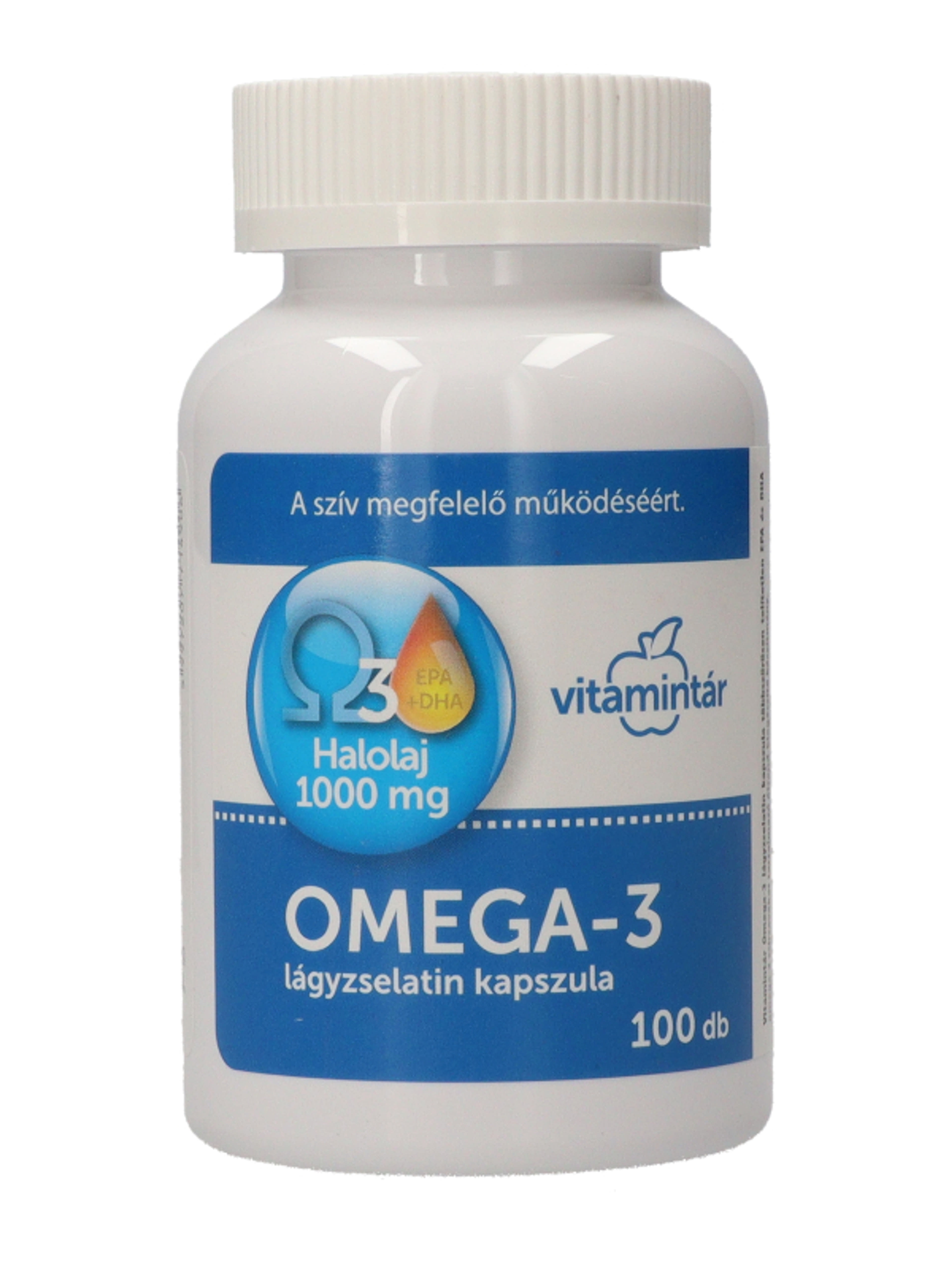 Vitamintár 1000mg Omega-3 Lágyzselatin Kapszula - 100 db-2