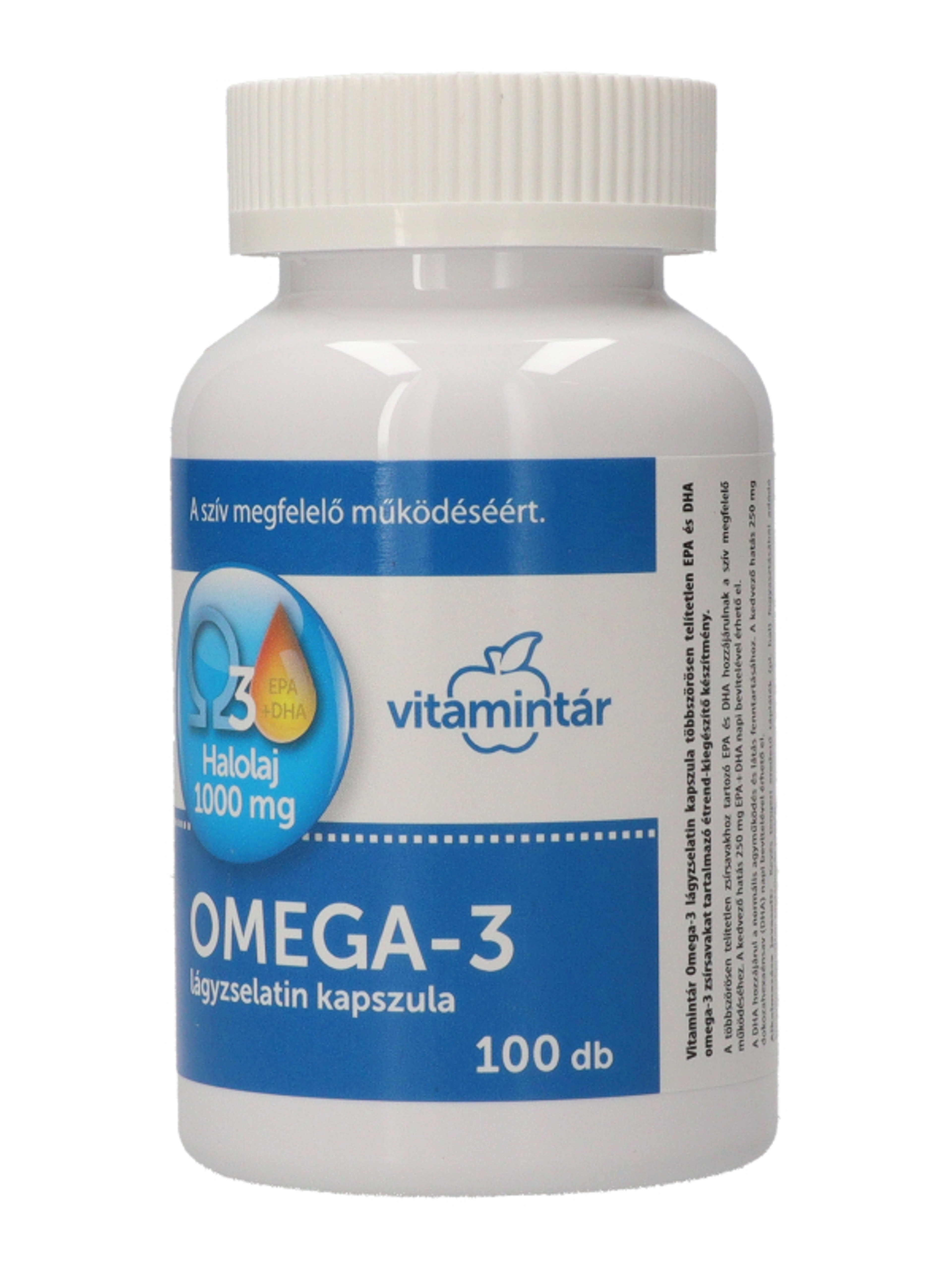 Vitamintár 1000mg Omega-3 Lágyzselatin Kapszula - 100 db-3