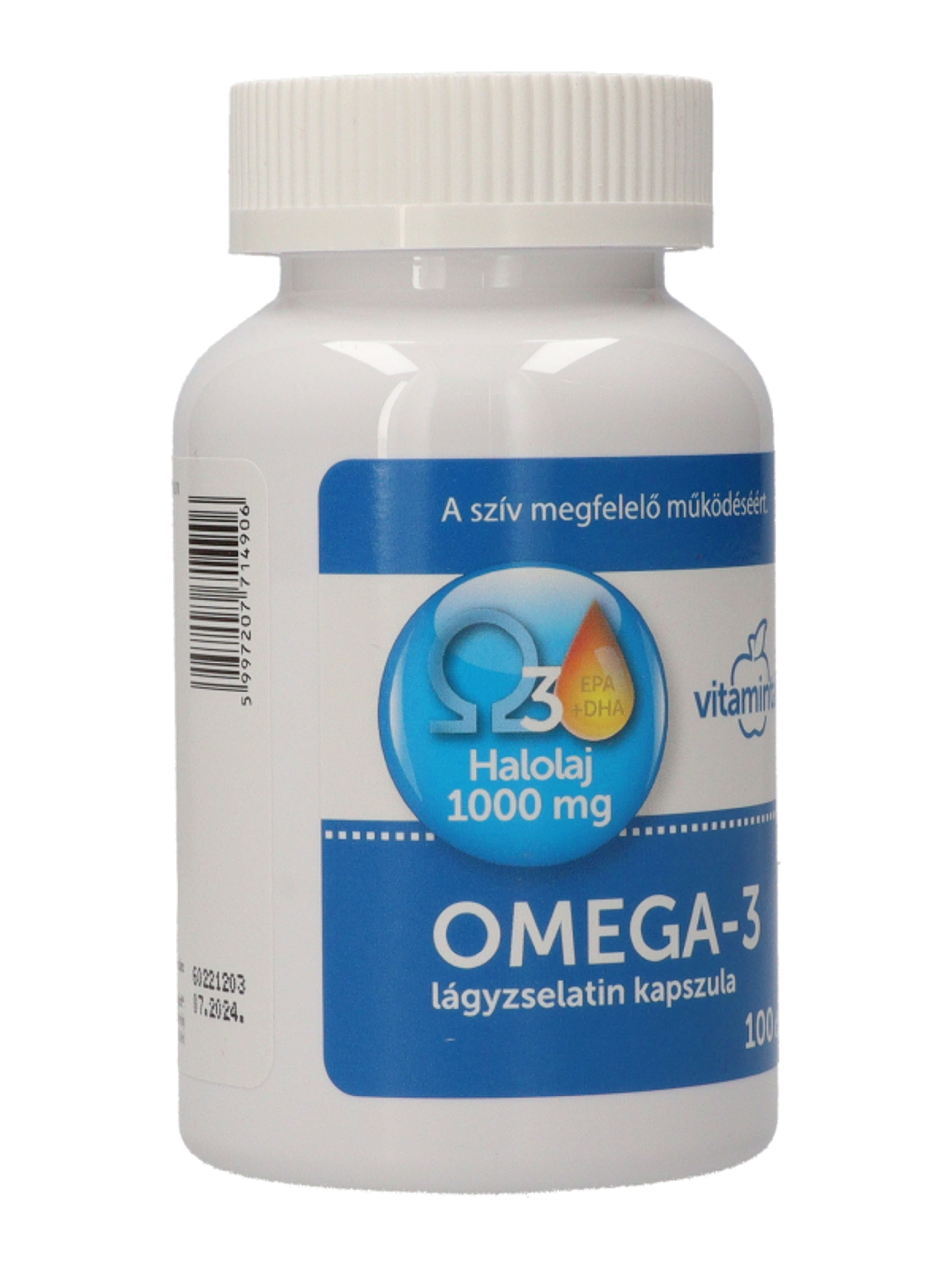 Vitamintár 1000mg Omega-3 Lágyzselatin Kapszula - 100 db-5