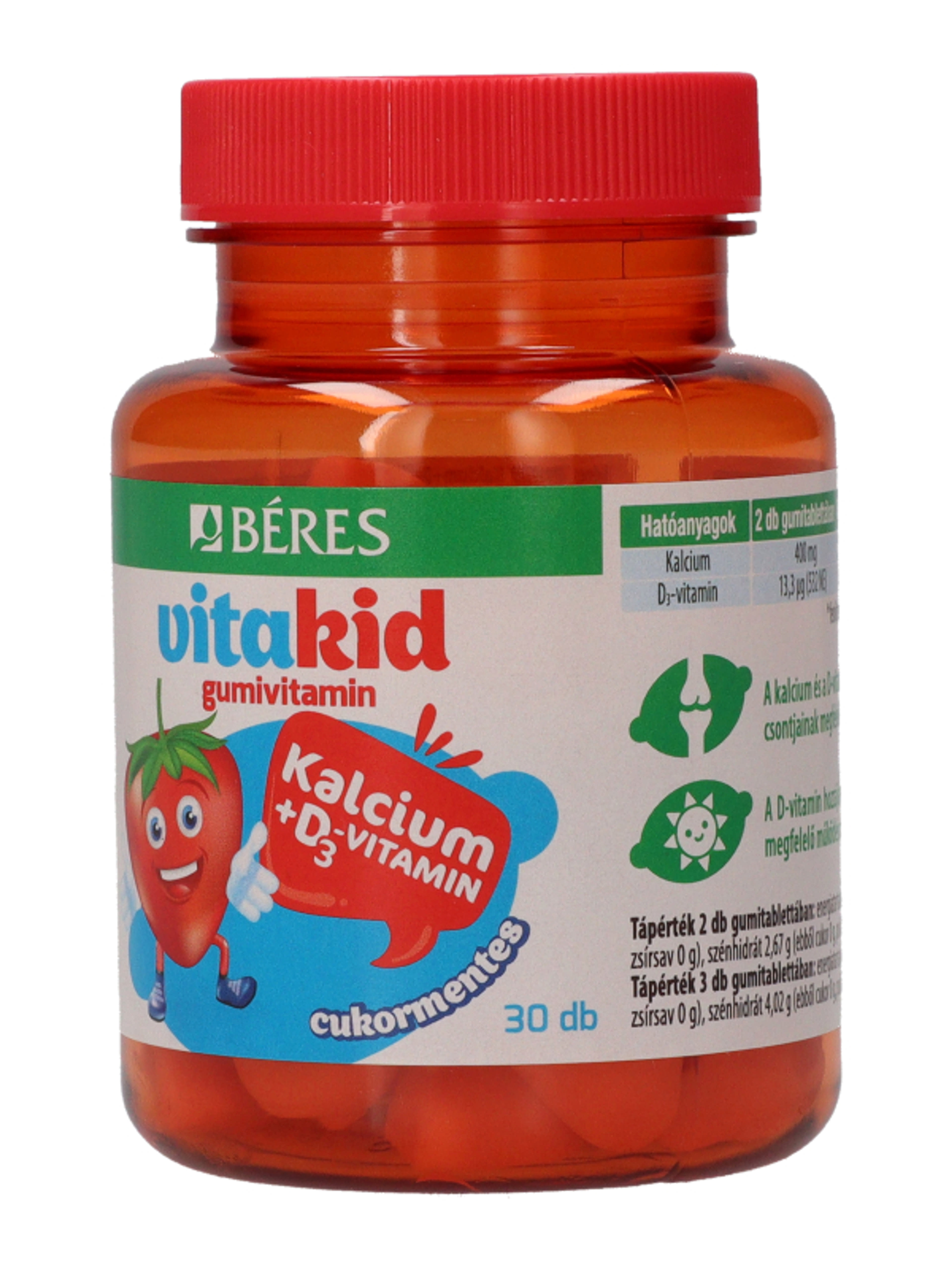 Béres Vita Kid Kálcium+D3 Gumivitamin - 30 db-4