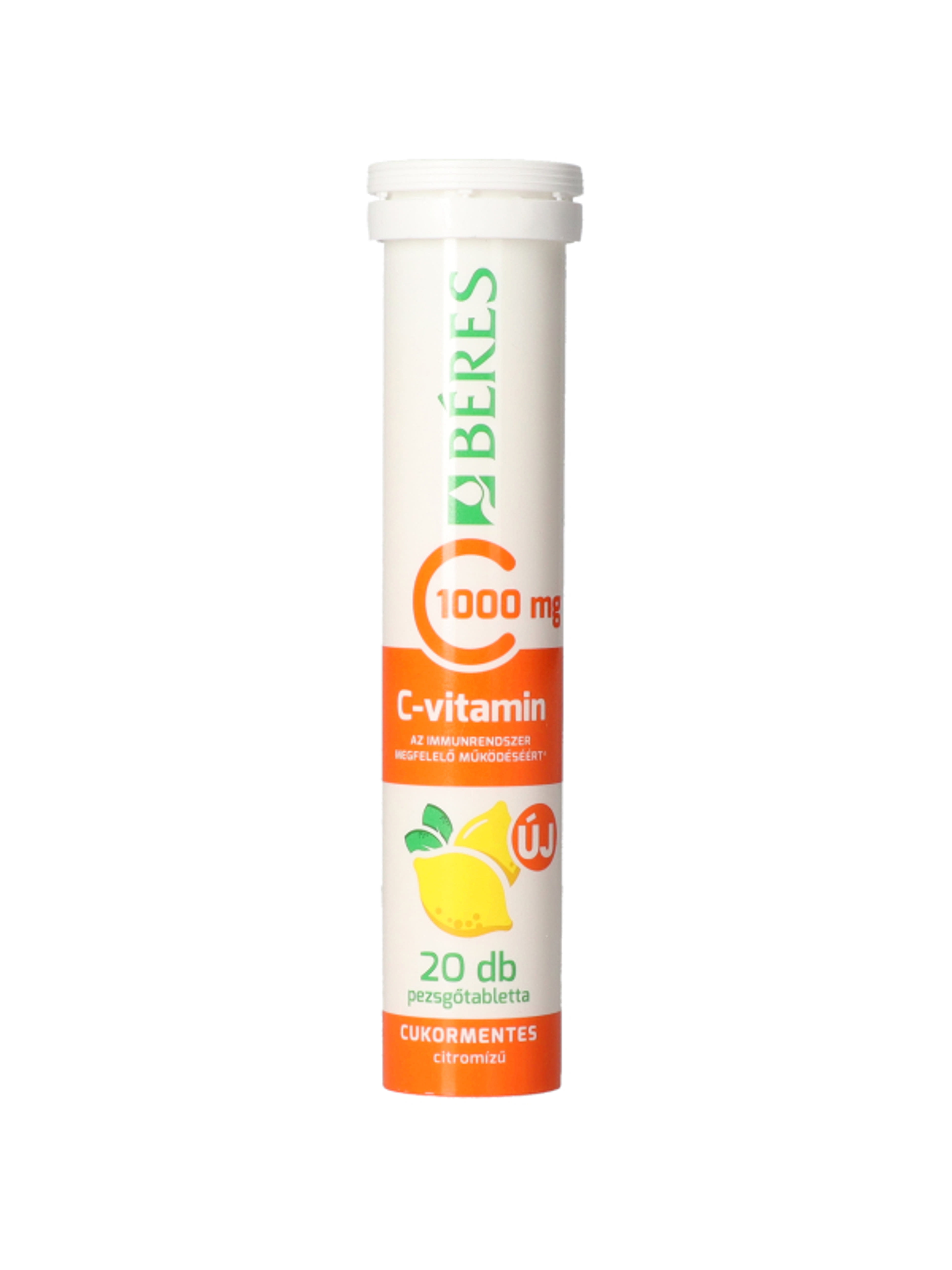 Béres C-vitamin 1000 mg étrend-kiegészítő pezsgőtabletta, citromos - 20 db-3