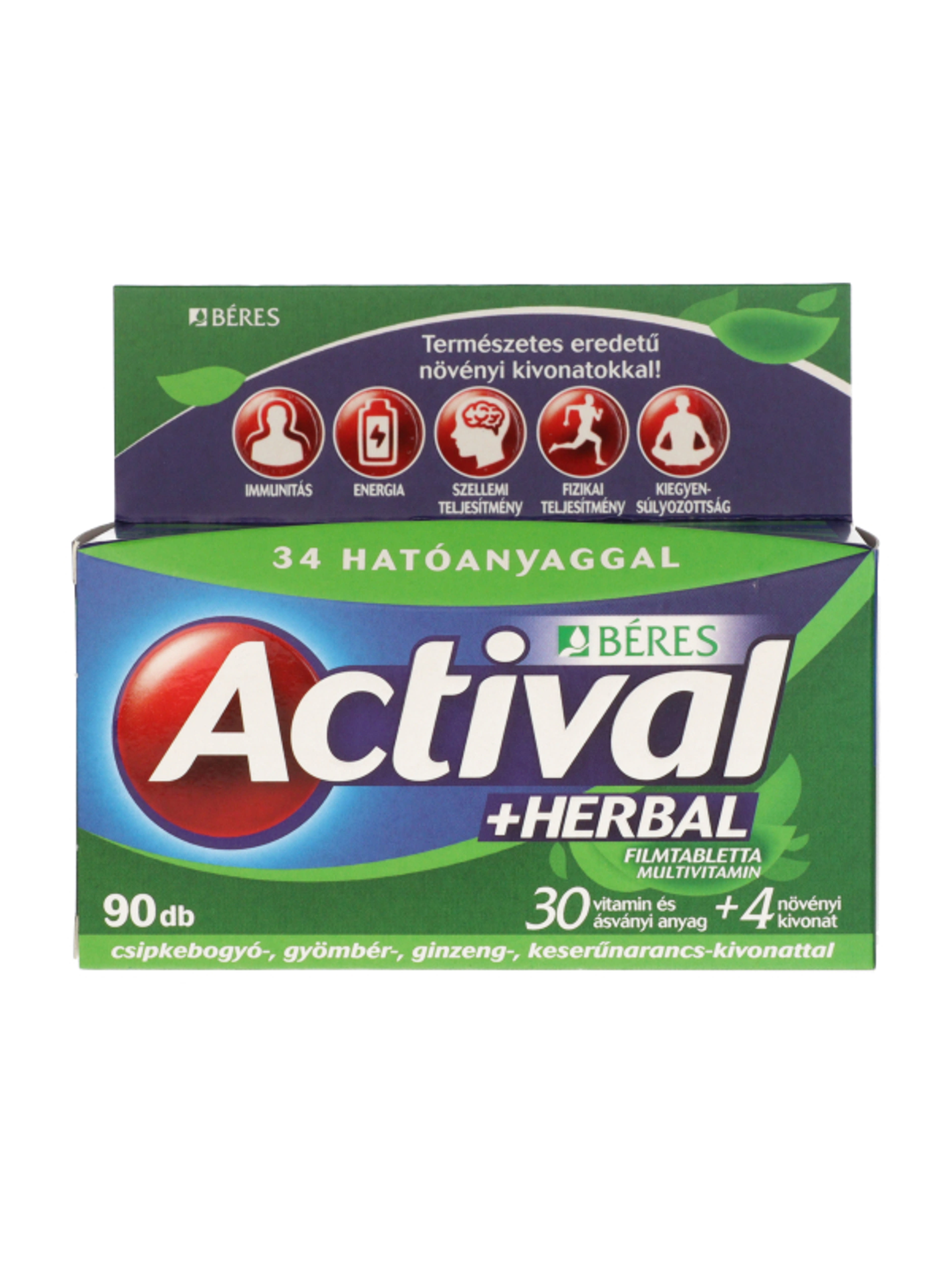 Actival Herbal multivitamin filmtabletta - 90 db-5