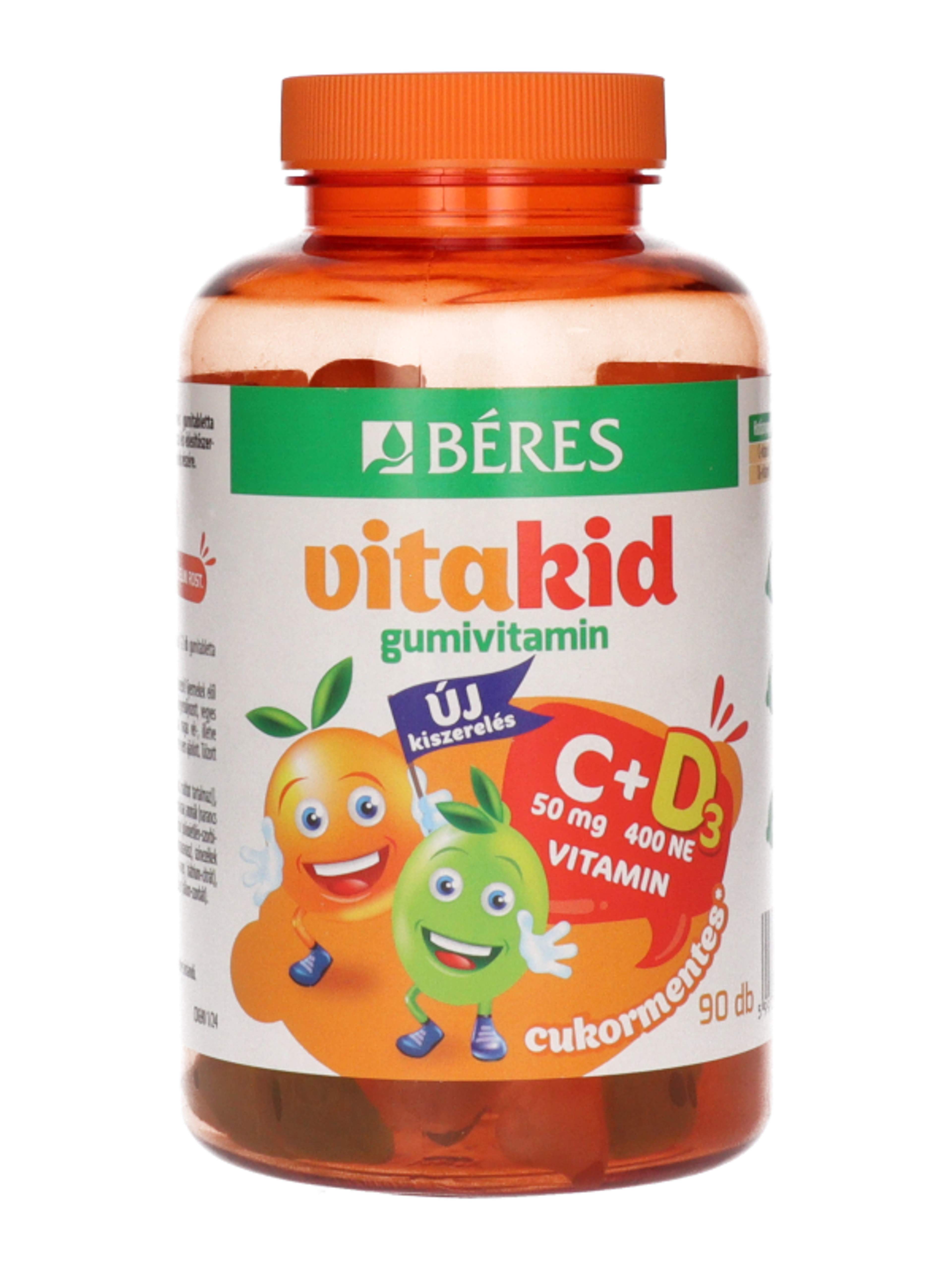 Béres Vitakid gumivitamin C- és D-vitaminnal - 90 db-4