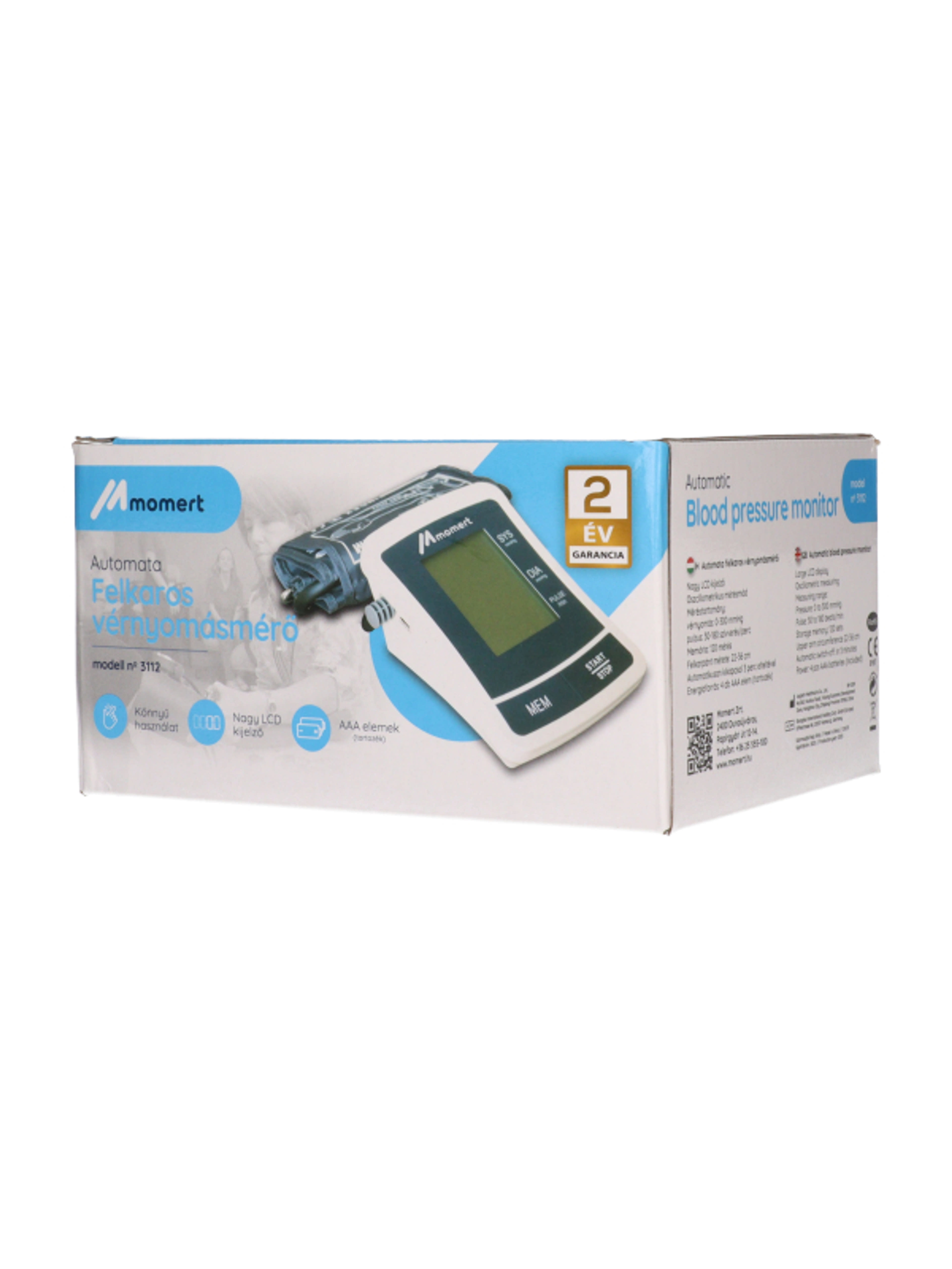 Momert automata vérnyomásmérő - 1 db-2