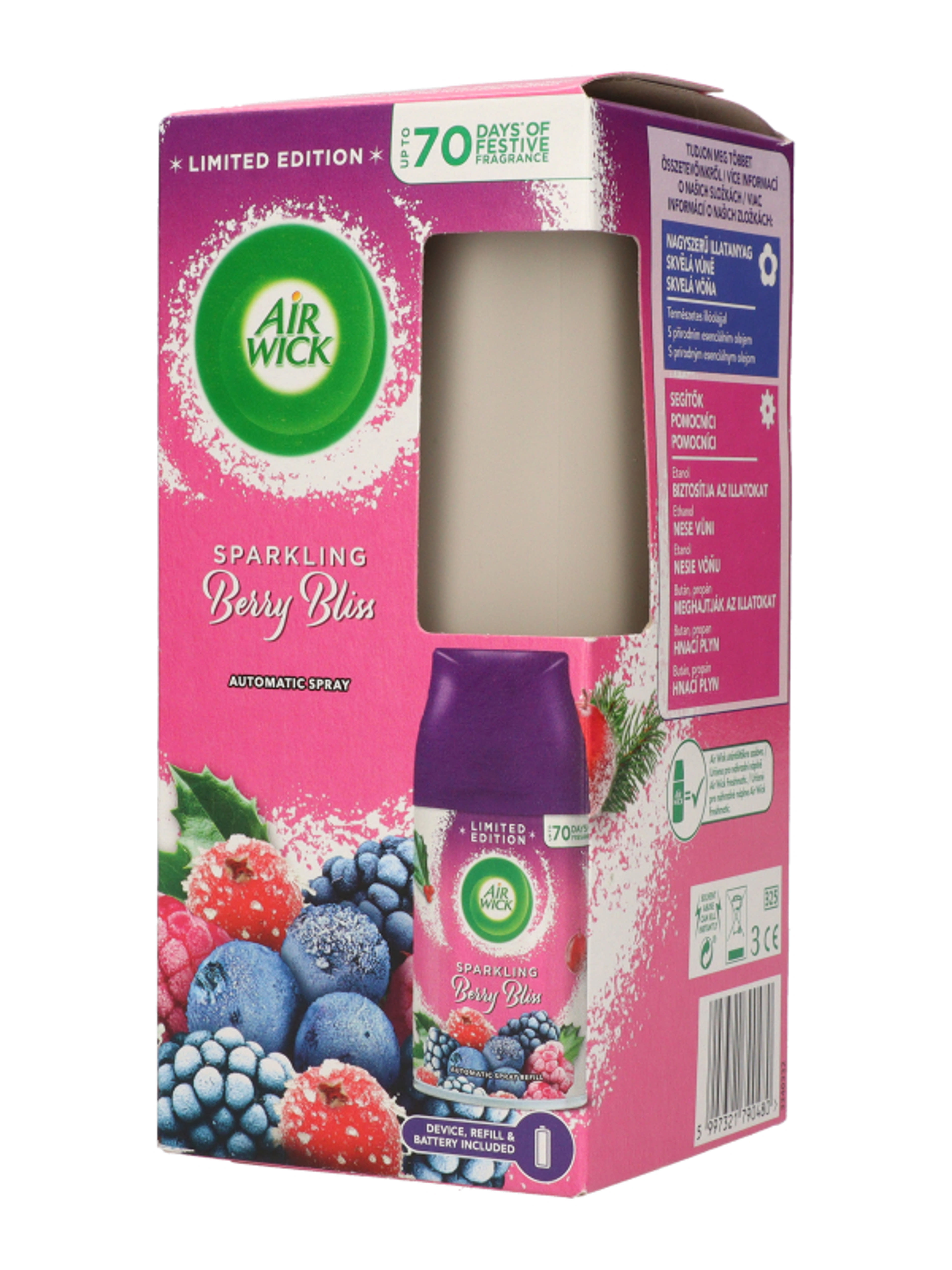 Air Wick Sparkling Berry Bliss elemes légfrissítő készülék - 250 ml-4