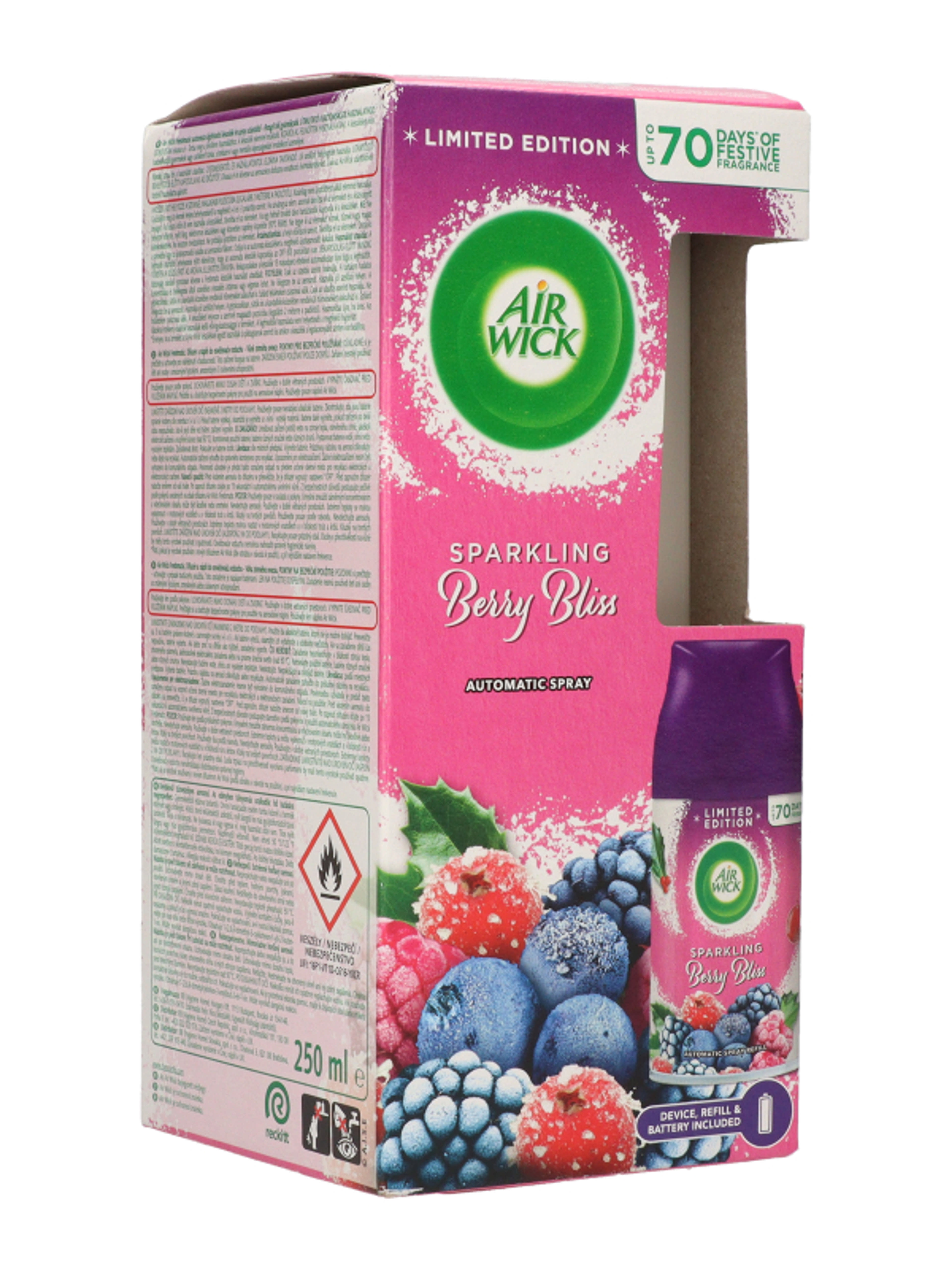 Air Wick Sparkling Berry Bliss elemes légfrissítő készülék - 250 ml-6