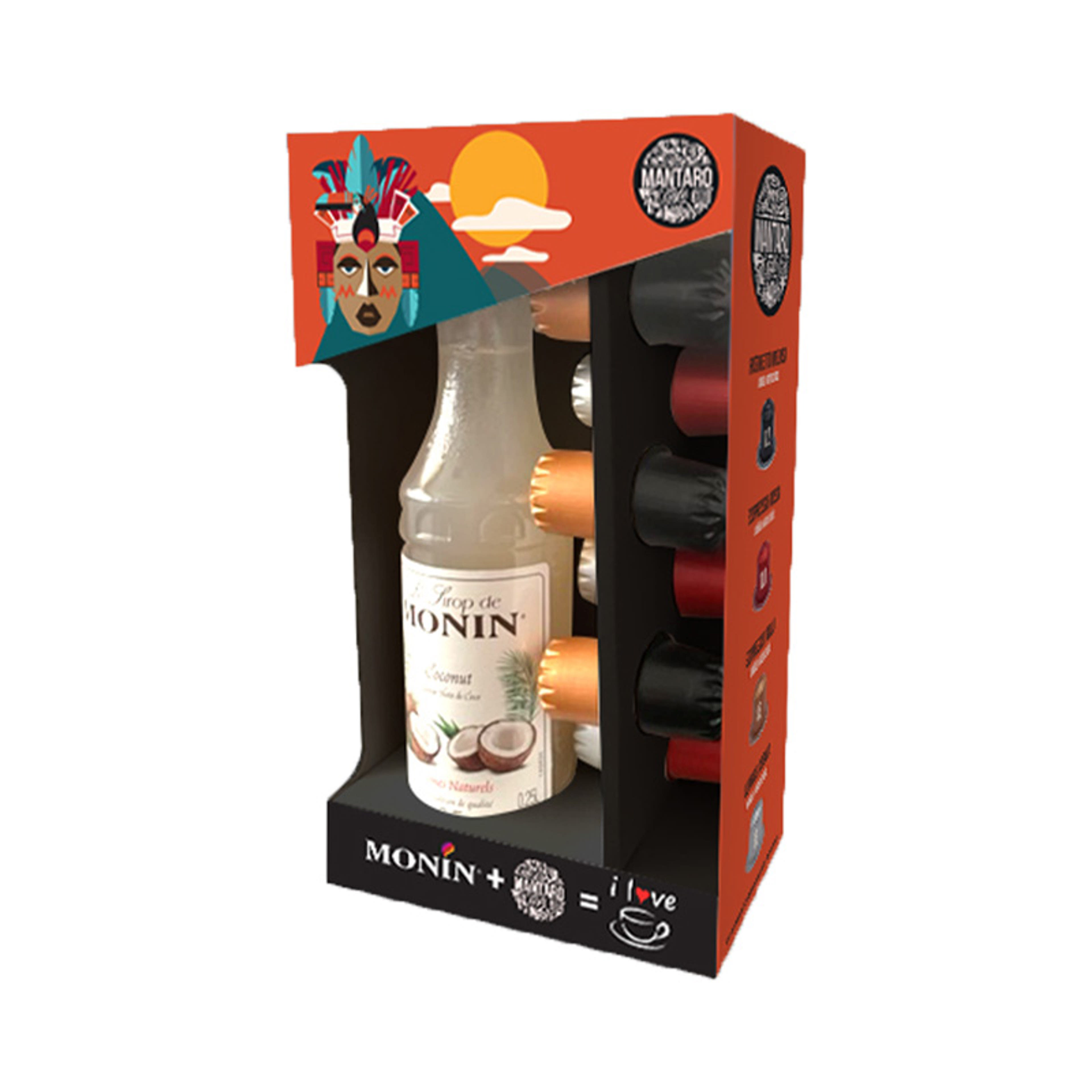 Monin-Mantaro Nespresso kapszulás ajándékcsomag - 1 db