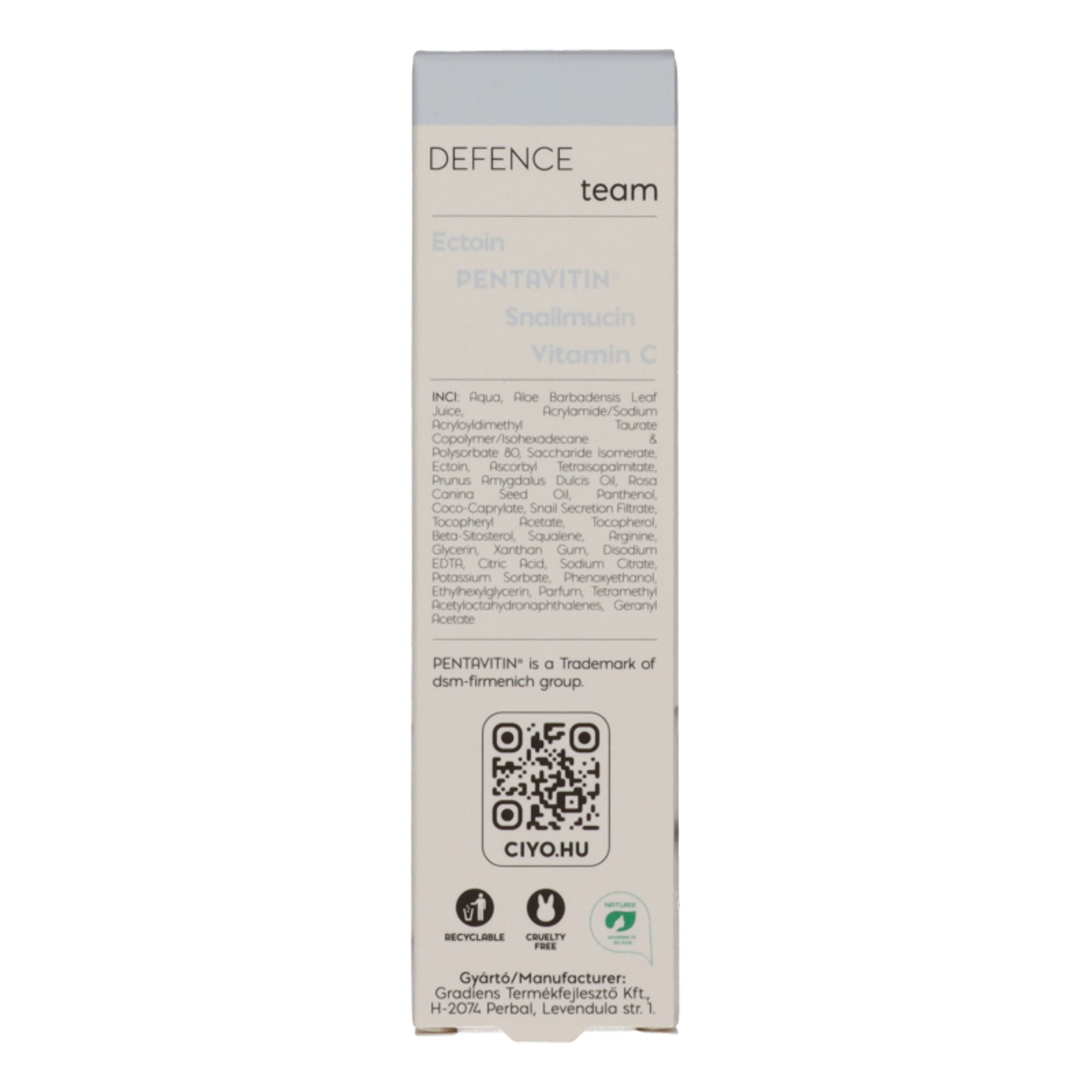 Ciyo BarrierProtect hidratáló krémgél - 50 ml-3