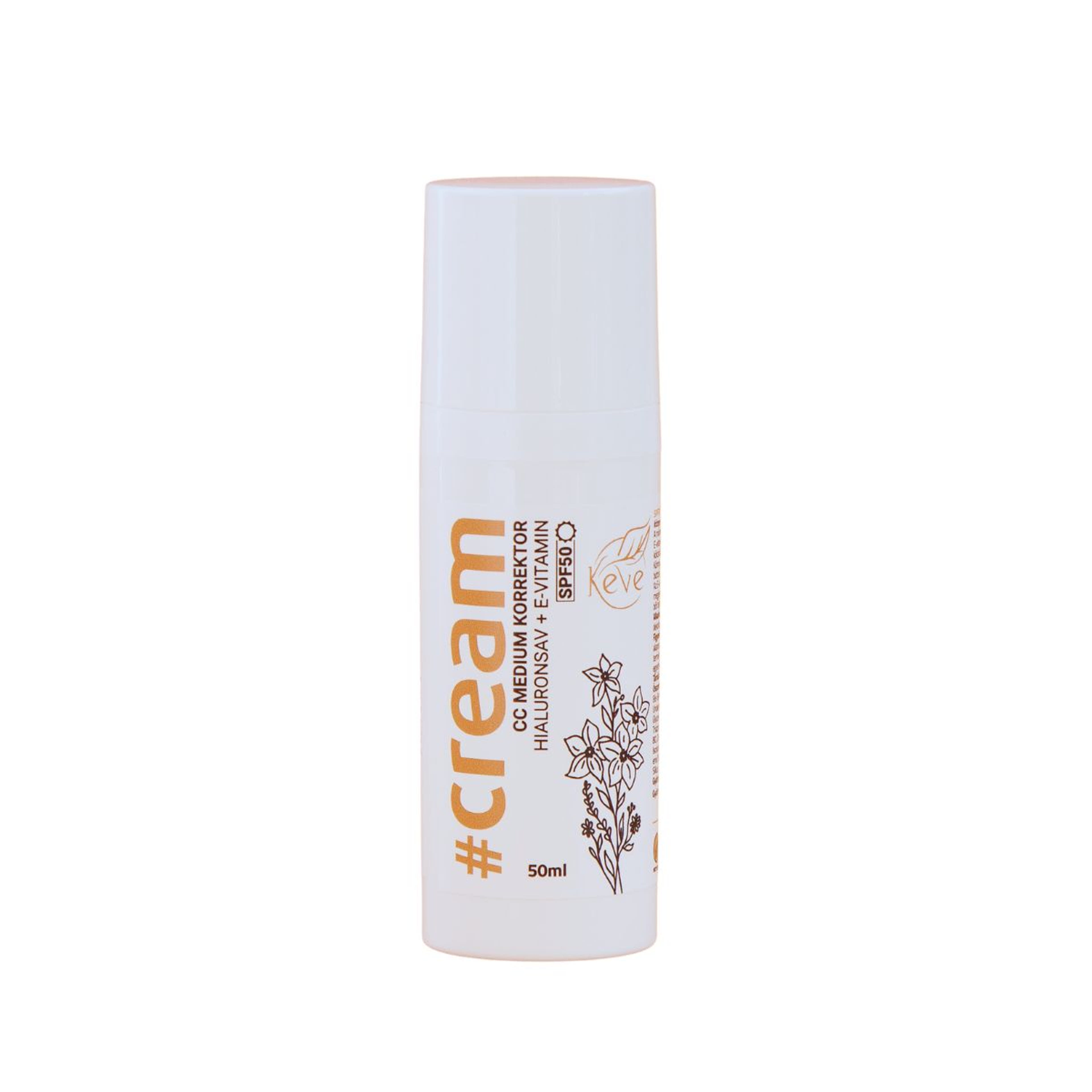 Keve CC Medium színezett bőrtökéletesítő fényvédő krém SPF50 - 50 ml