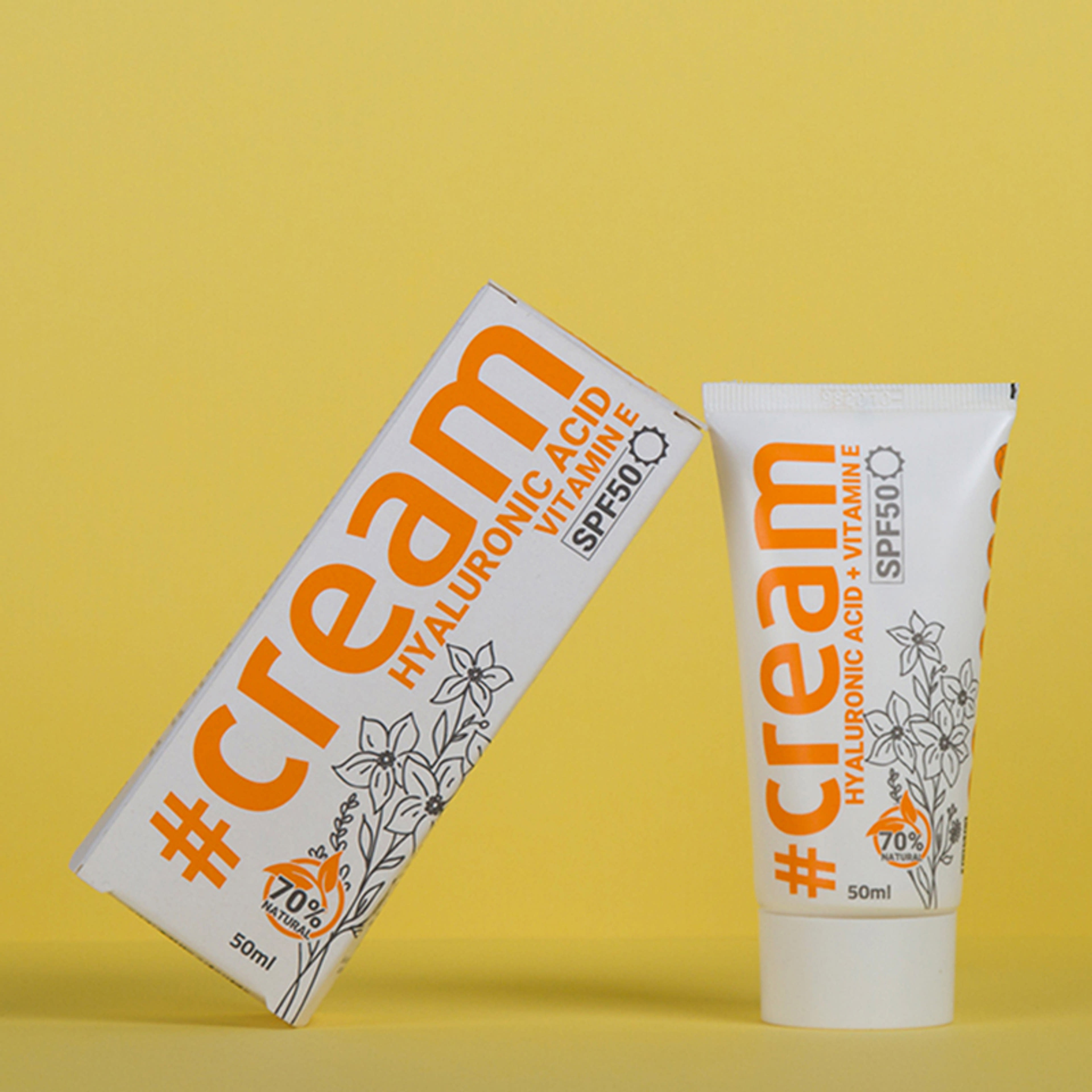 Keve SPF50+ fényvédő arckrém hialuronsavval és E-vitaminnal-4