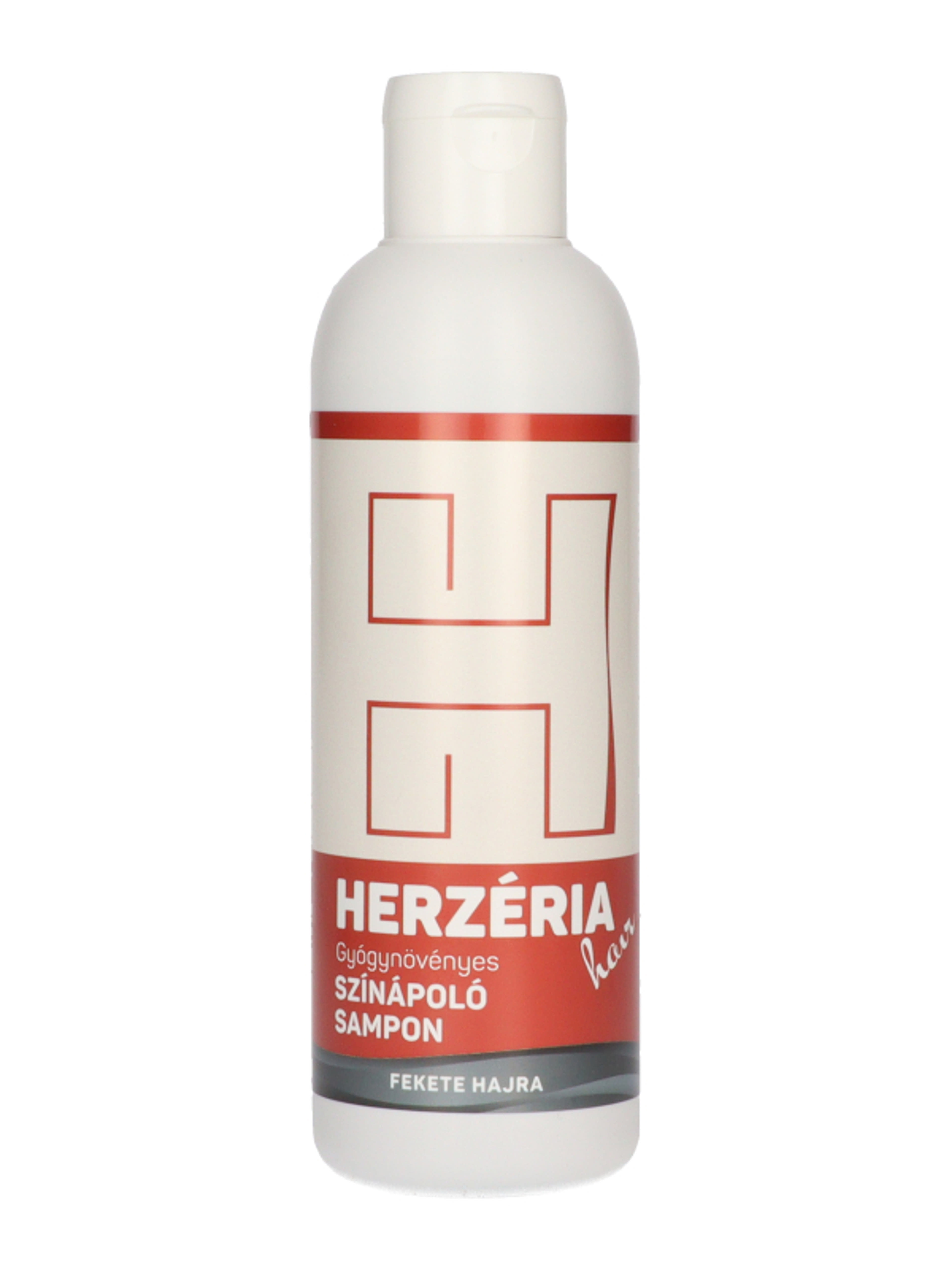 Herzéria Hair gyógynövényes sampon fekete hajra - 200 ml