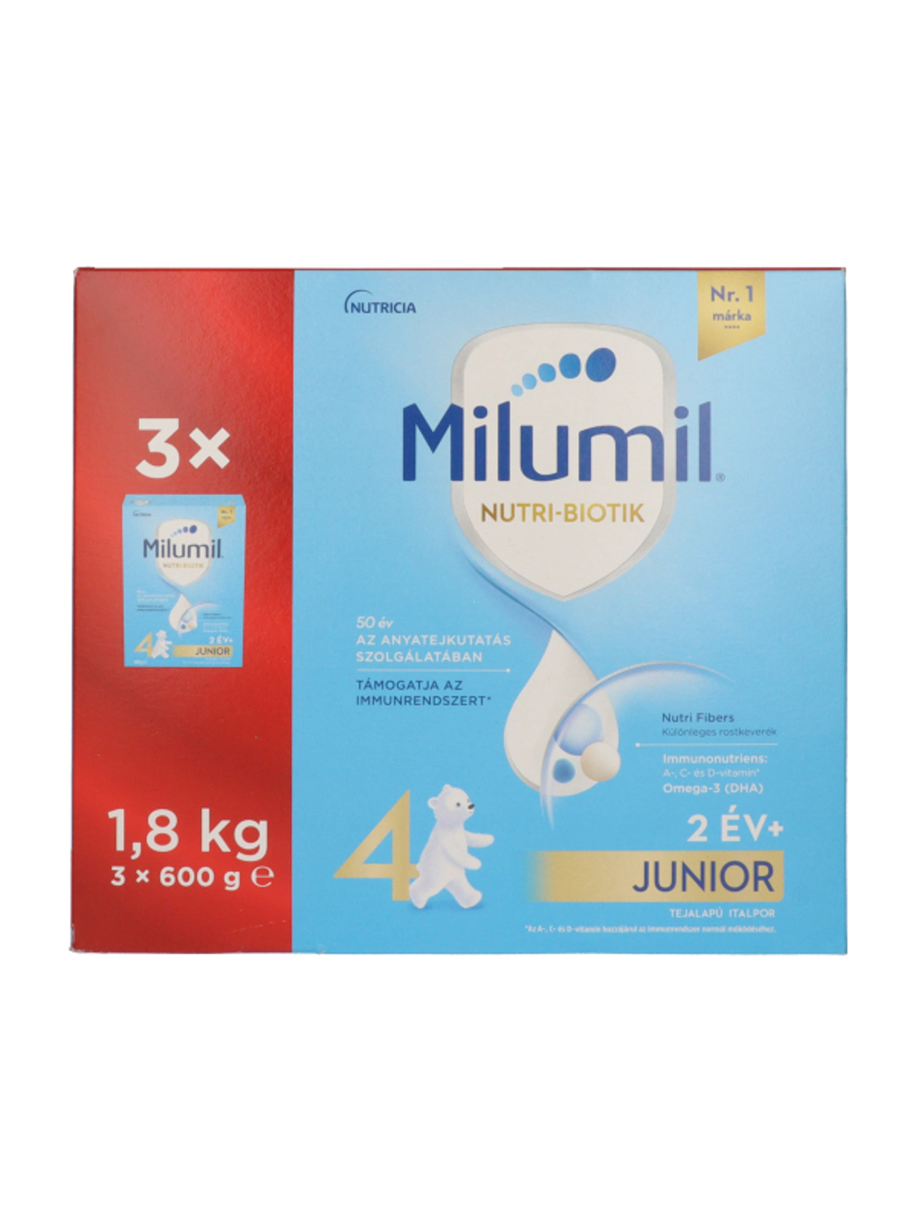 Milumil Nutri-Biotik 4 Junior tejalapú italpor 2 éves kortól - 1800 g
