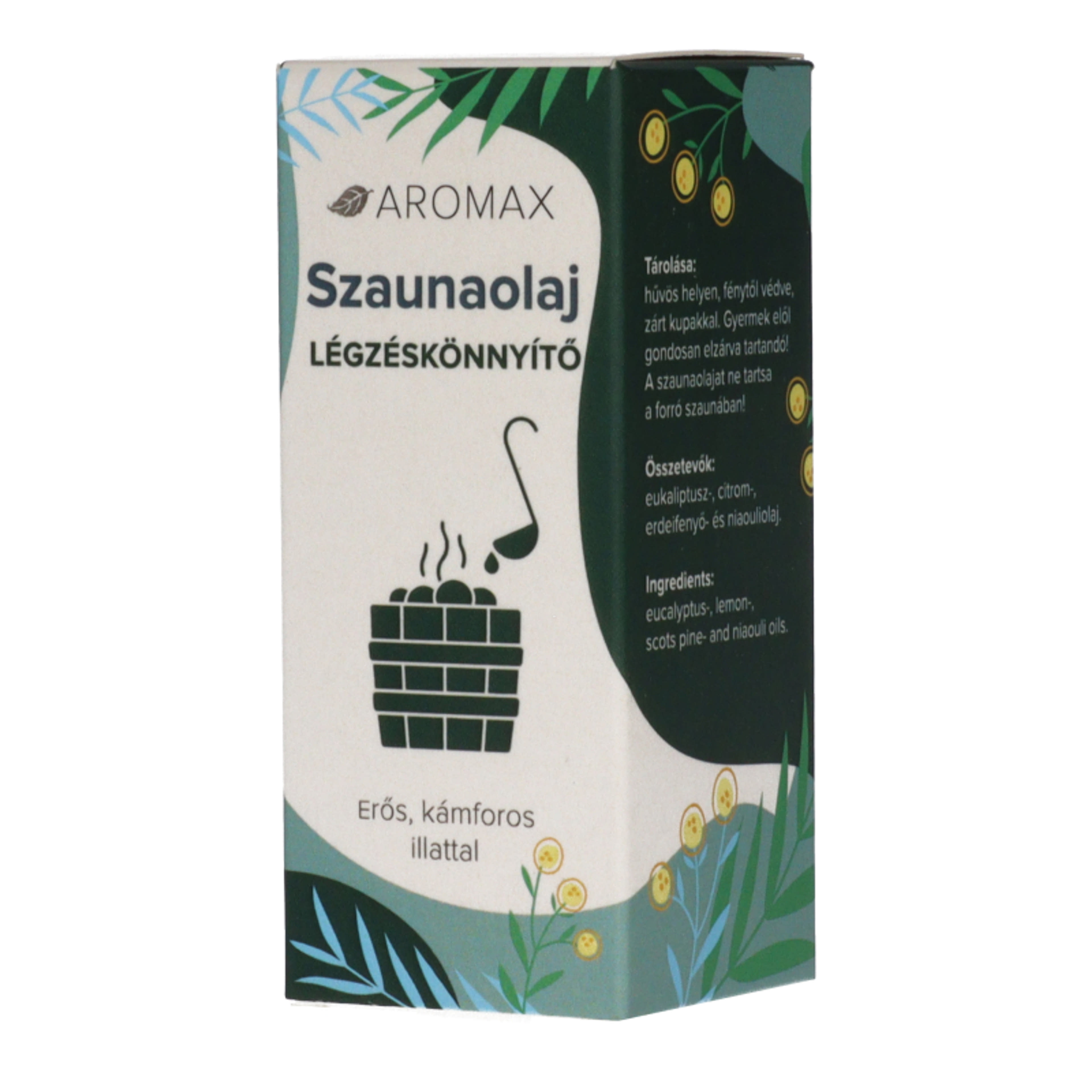 Aromax légzéskönnyítő szaunaolaj - 10 ml-3