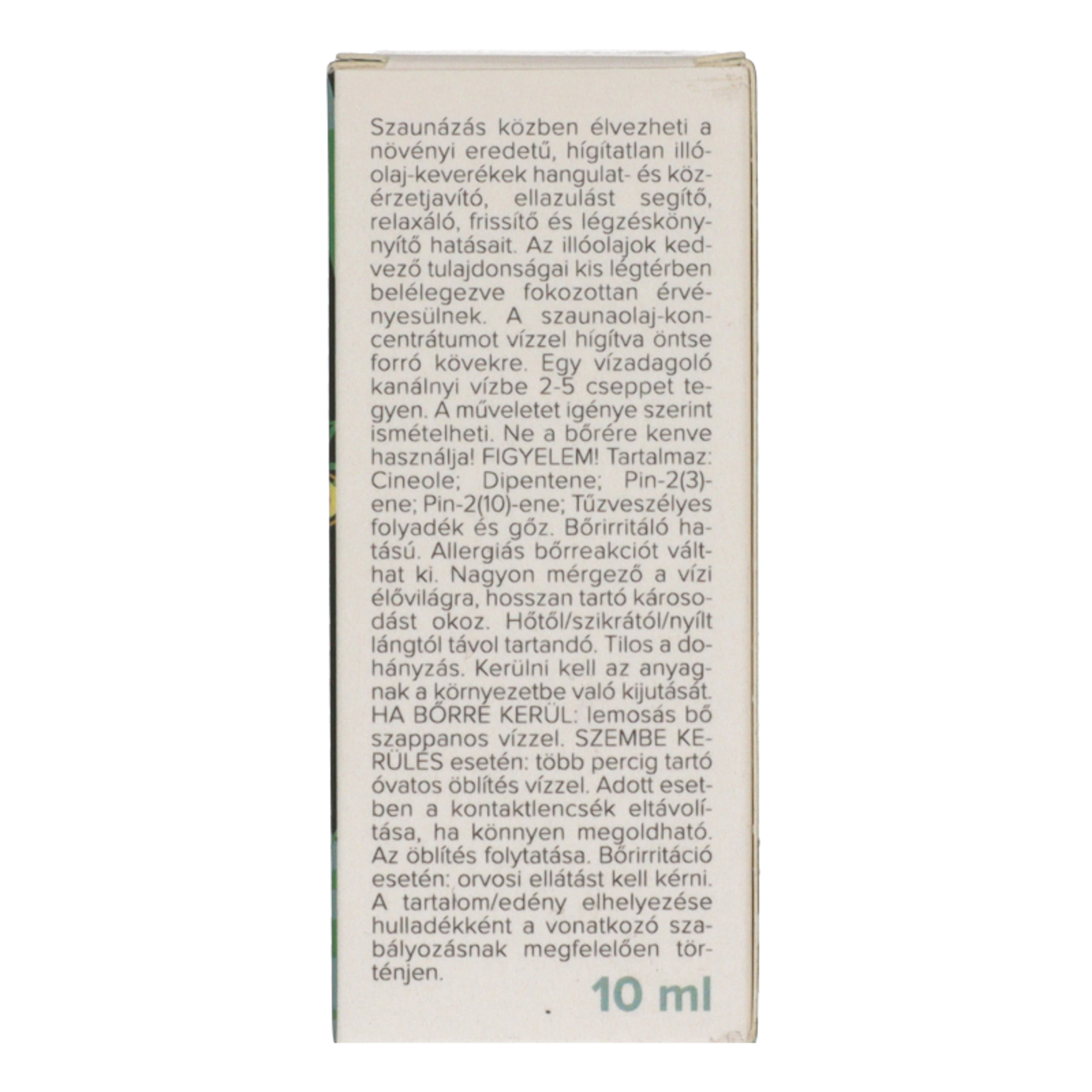 Aromax légzéskönnyítő szaunaolaj - 10 ml-4